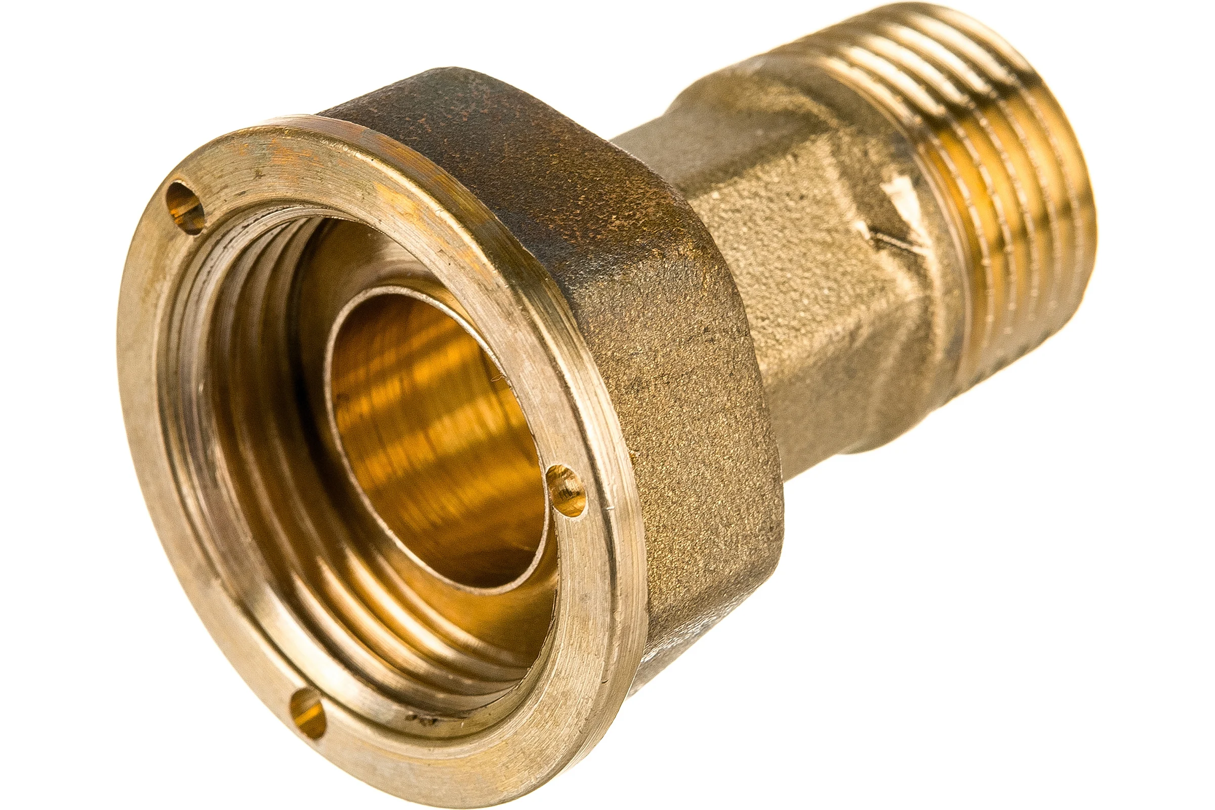 Отвод с накидной гайкой для счетчиков Giacomini 1/2"x3/4", нехромированный R37Y003