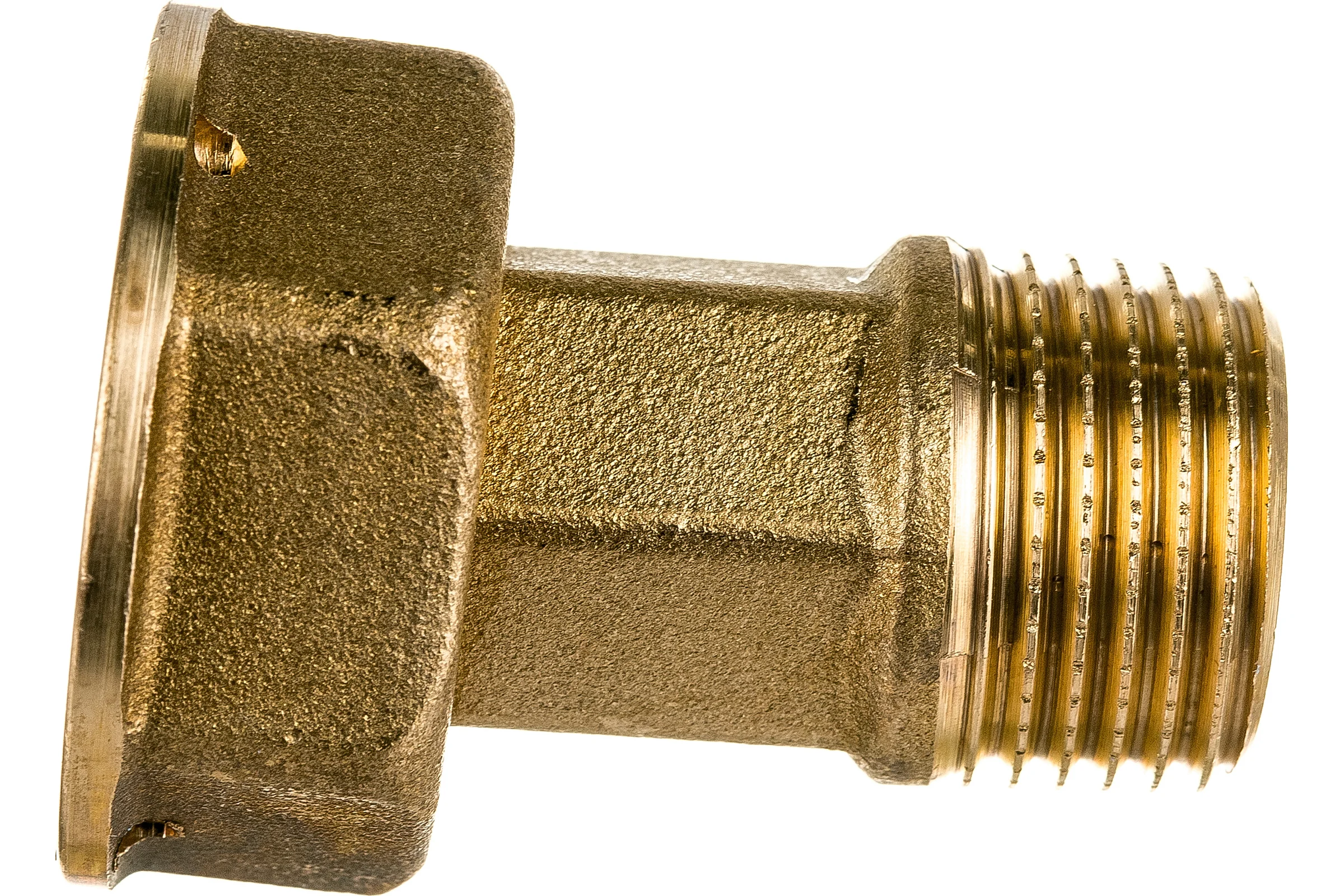 Отвод с накидной гайкой для счетчиков Giacomini 1/2"x3/4", нехромированный R37Y003