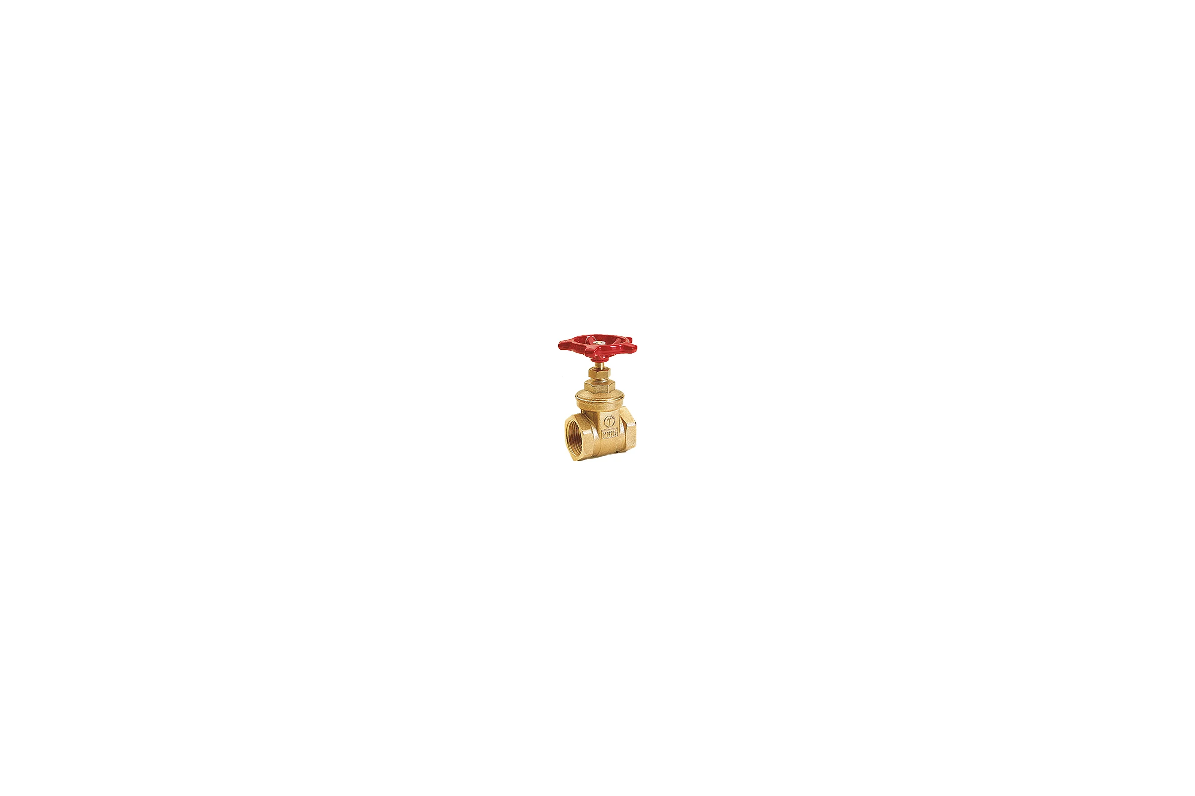 Запорный клапан с маховиком Giacomini нехромированный, ВР 1/2” R55Y003