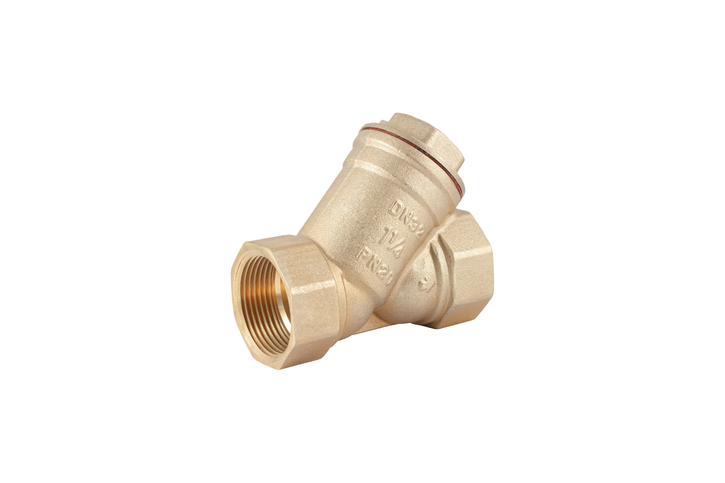 Фильтр PROFACTOR косой с отверстием для пломбы в/в 1 1/4" PF YS 223