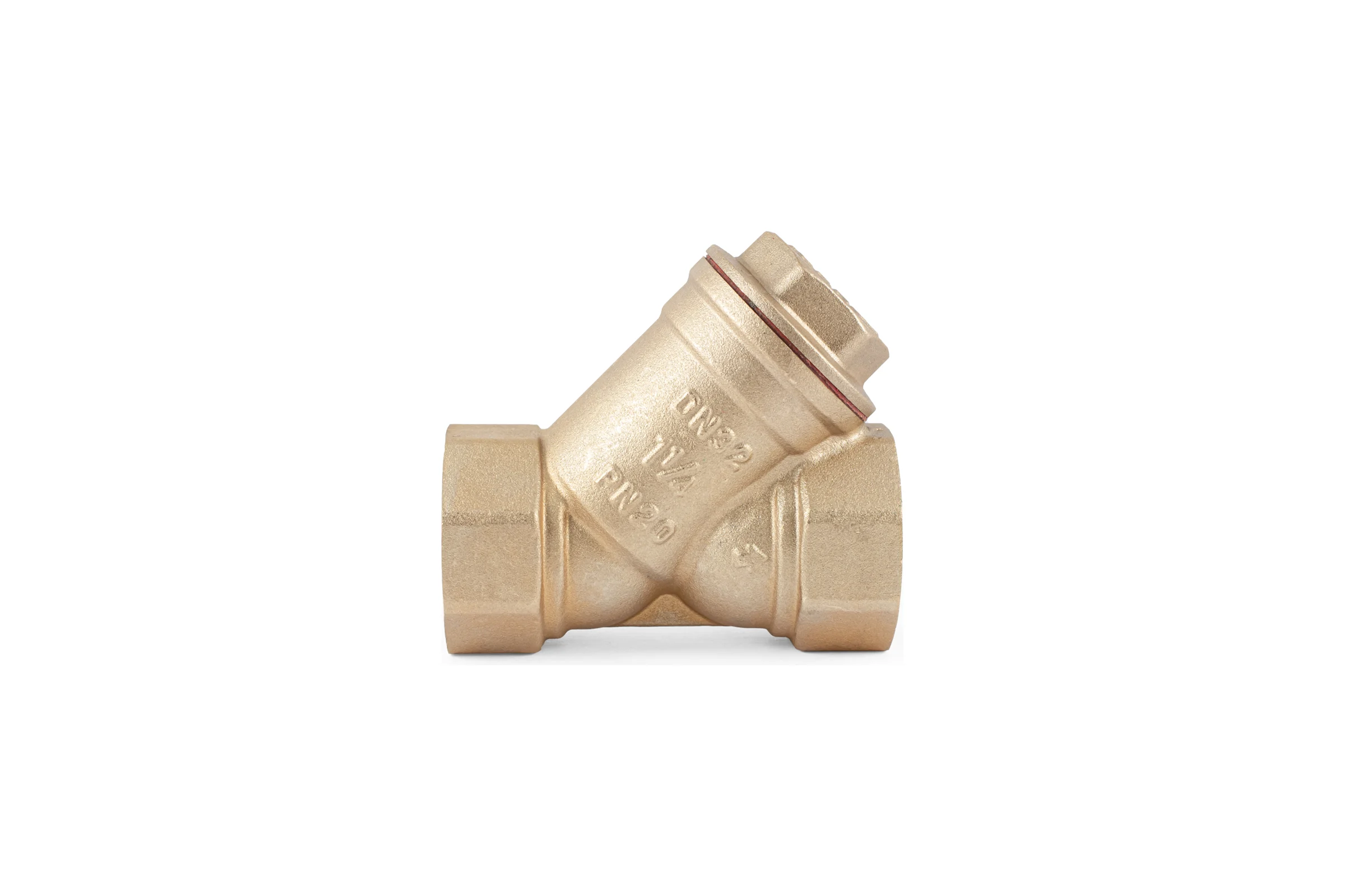 Фильтр PROFACTOR косой с отверстием для пломбы в/в 1 1/4" PF YS 223