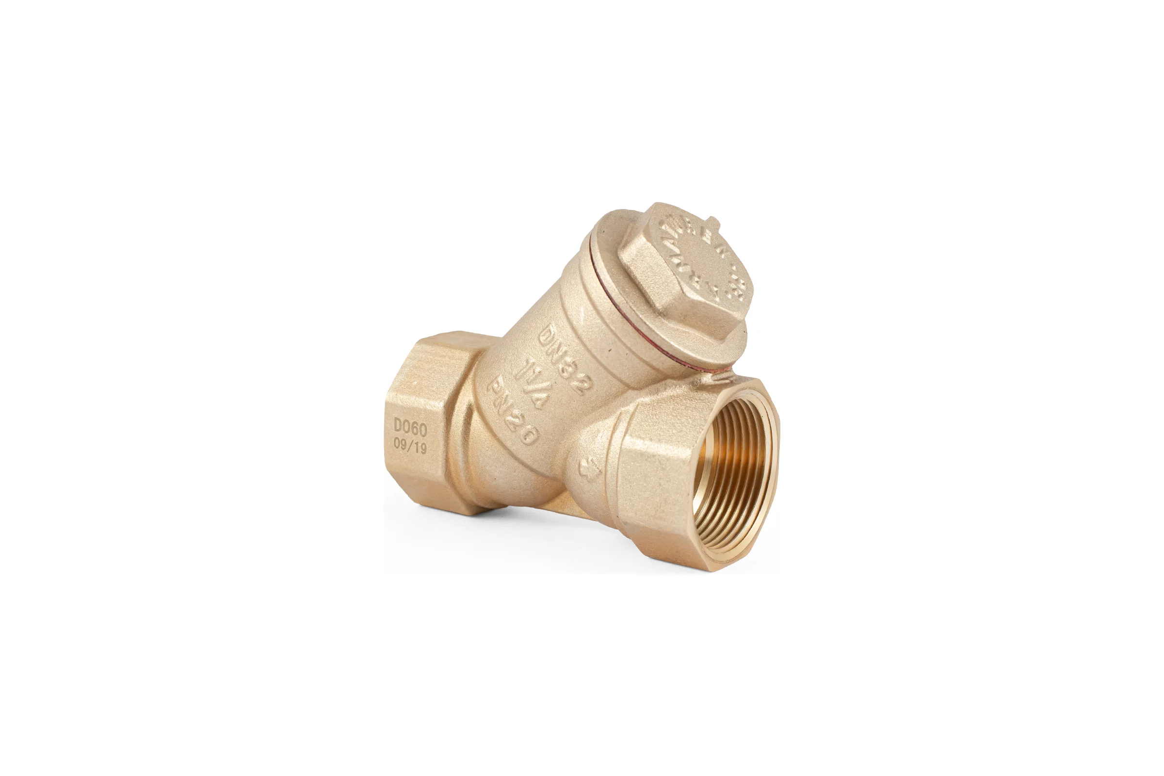 Фильтр PROFACTOR косой с отверстием для пломбы в/в 1 1/4" PF YS 223