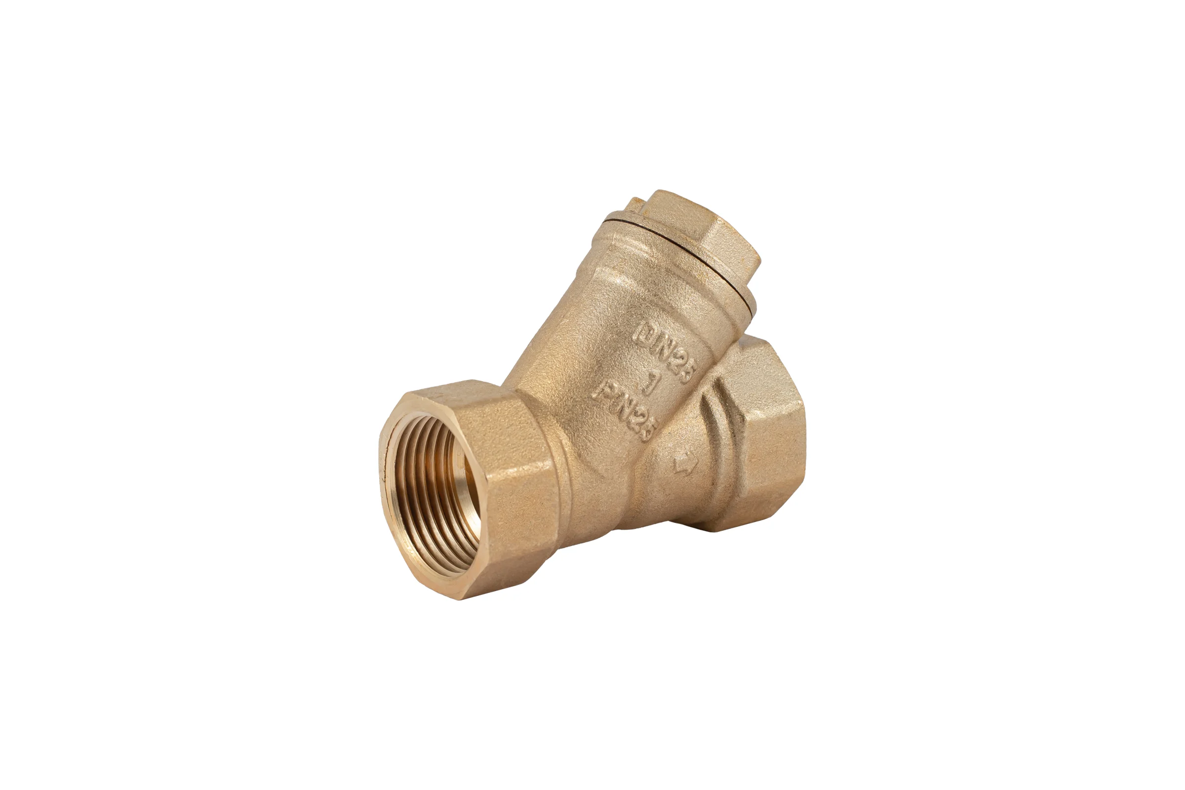 Фильтр PROFACTOR косой с отверстием для пломбы в/в 1" PF YS 222