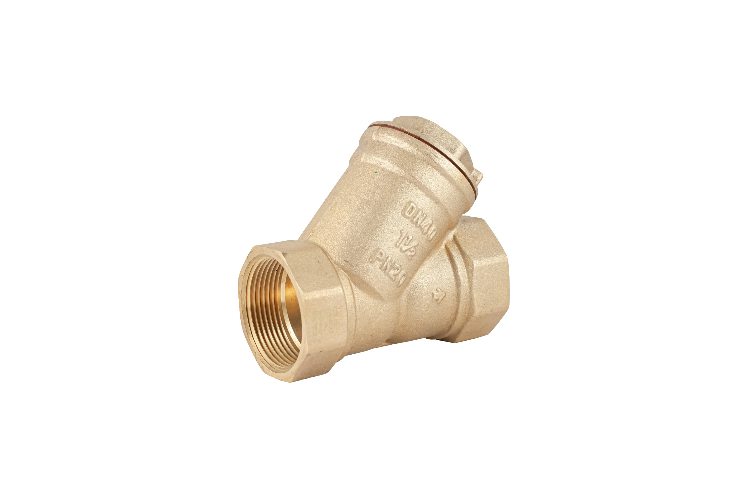 Фильтр PROFACTOR косой с отверстием для пломбы в/в 1 1/2" PF YS 224