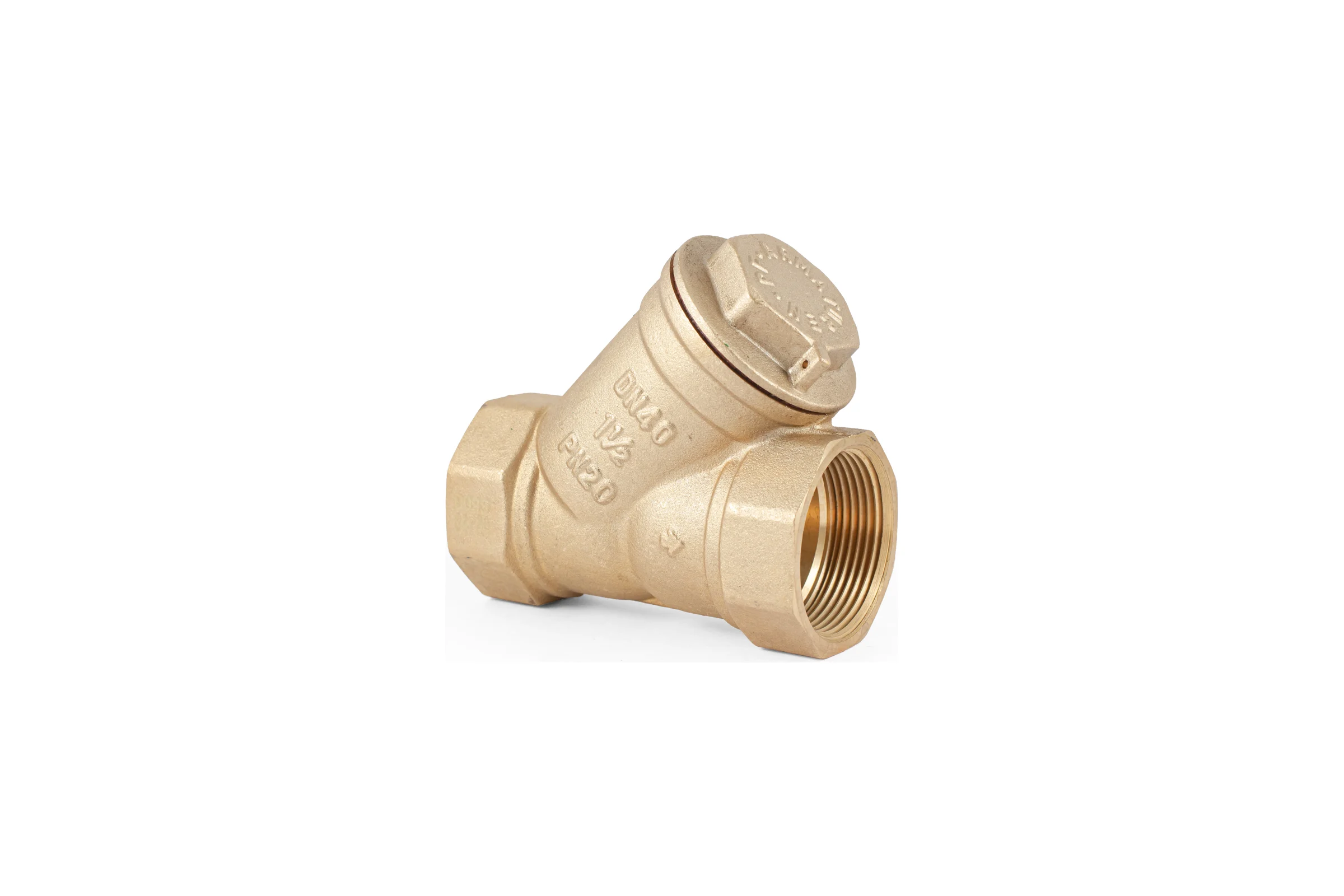 Фильтр PROFACTOR косой с отверстием для пломбы в/в 1 1/2" PF YS 224