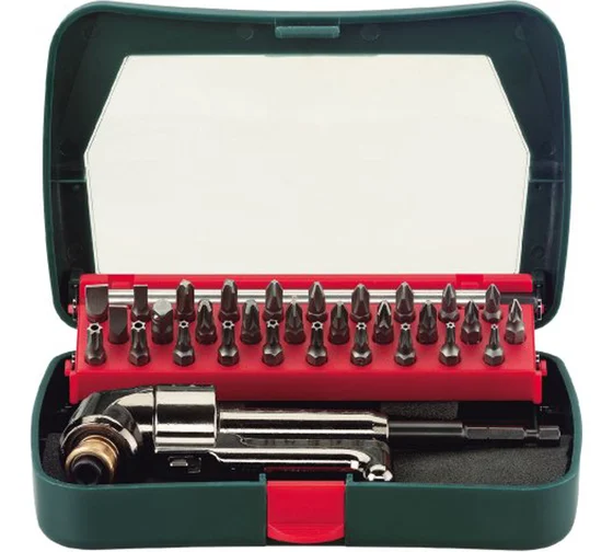 Насадка угловая 57 Нм с набором бит (32 предмета) Metabo 630464000