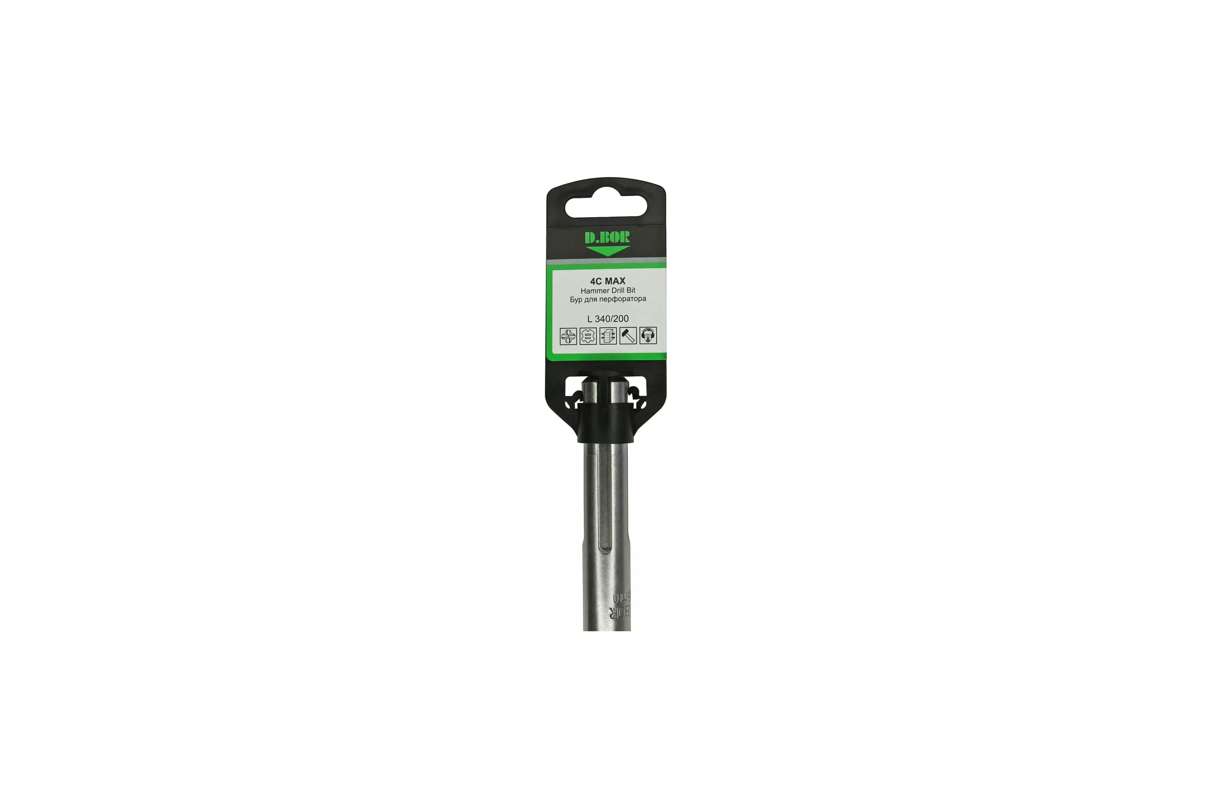 Бур SDS-max 4C MAX 14х200/340 мм, 4-cutting D.BOR D-4MD14L0340