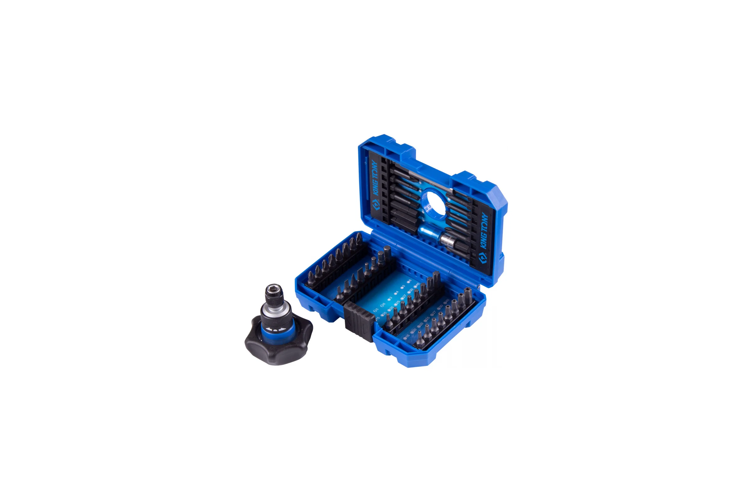 Набор вставок (бит) KING TONY 1/4 , PH, PZ, Hex, Torx, Slotted, 49 предметов 1048MR