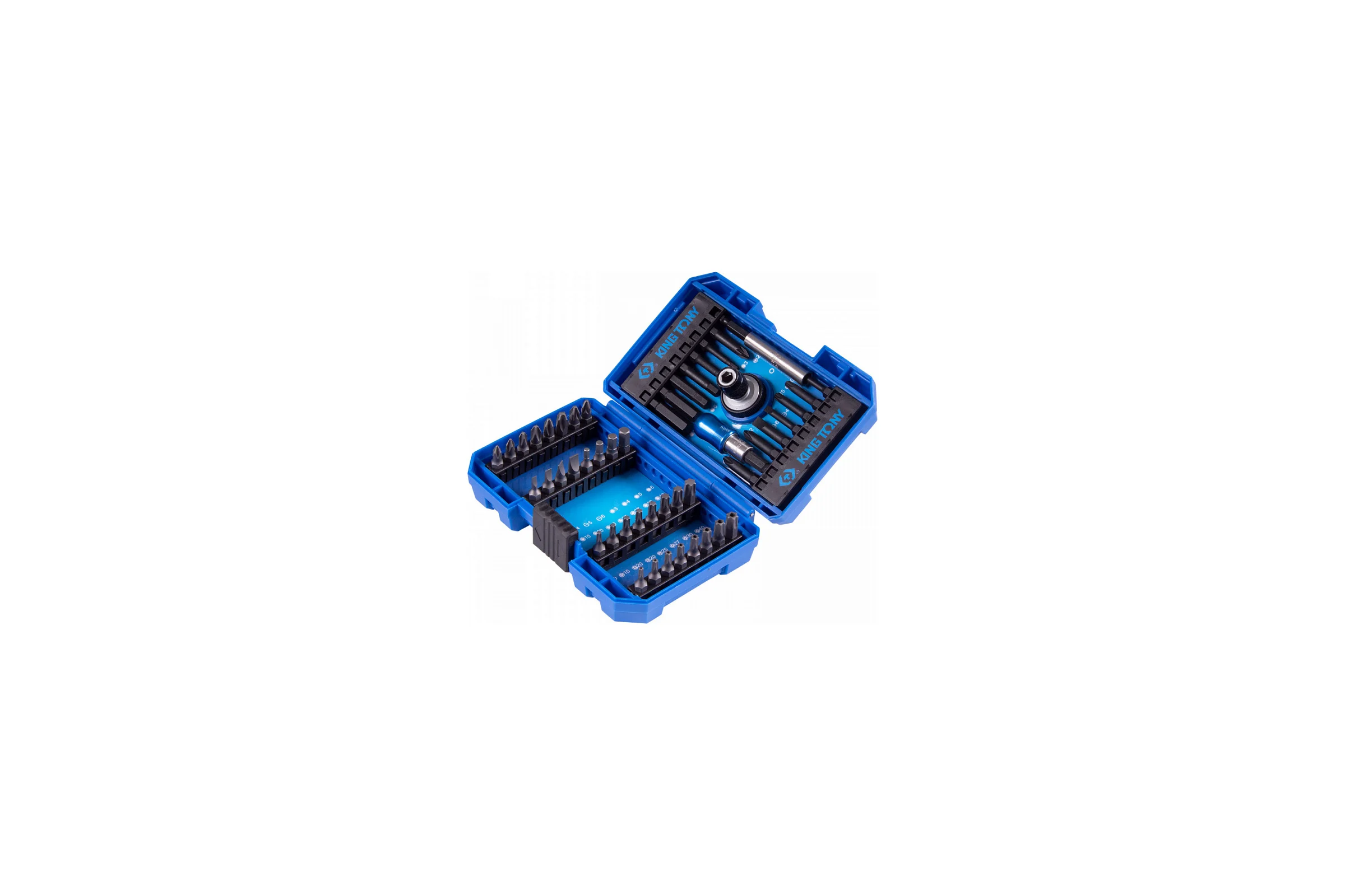 Набор вставок (бит) KING TONY 1/4 , PH, PZ, Hex, Torx, Slotted, 49 предметов 1048MR
