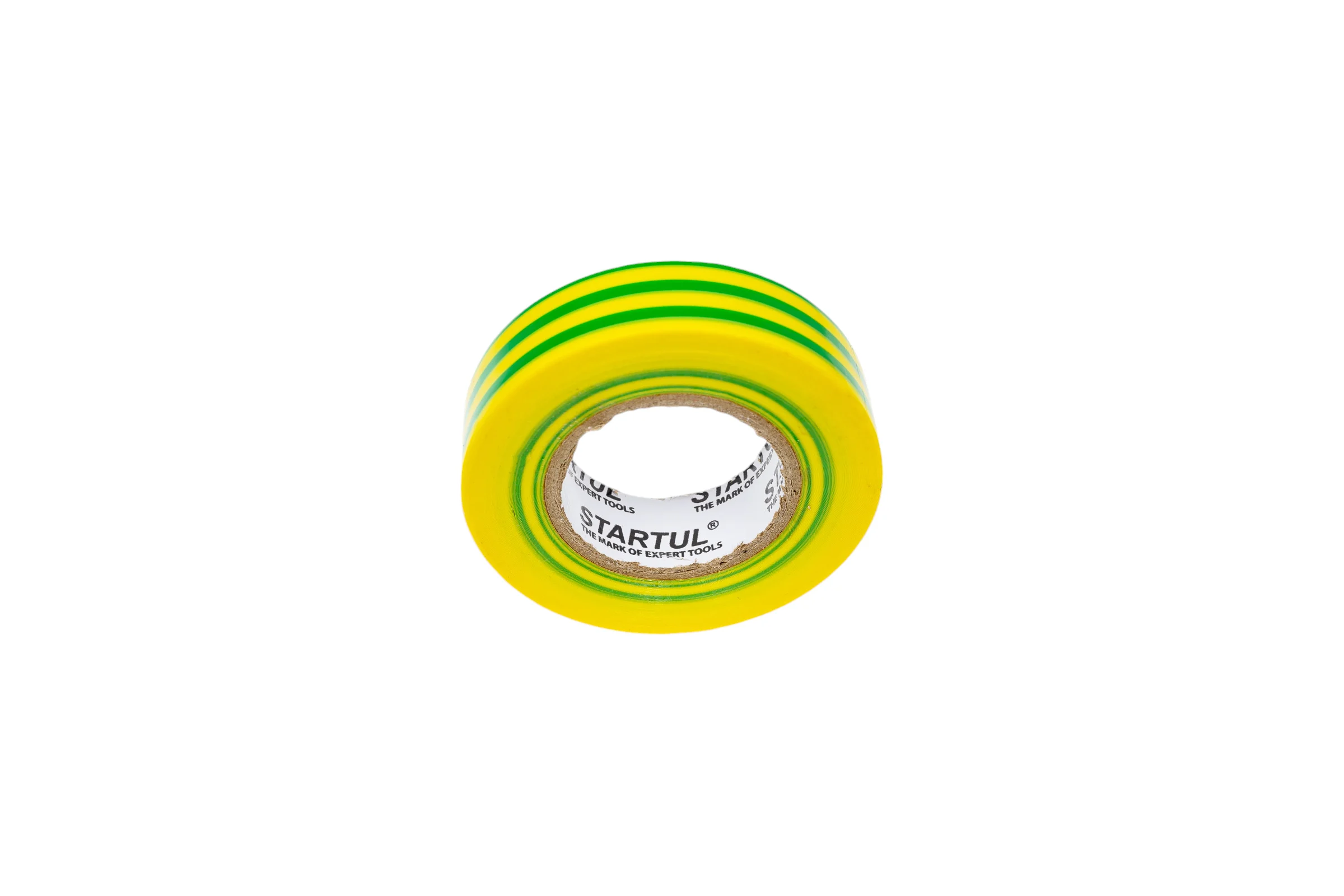 Изолента ПВХ STARTUL Profi 18 мм, 20 м, желто-зеленая ST9046-7