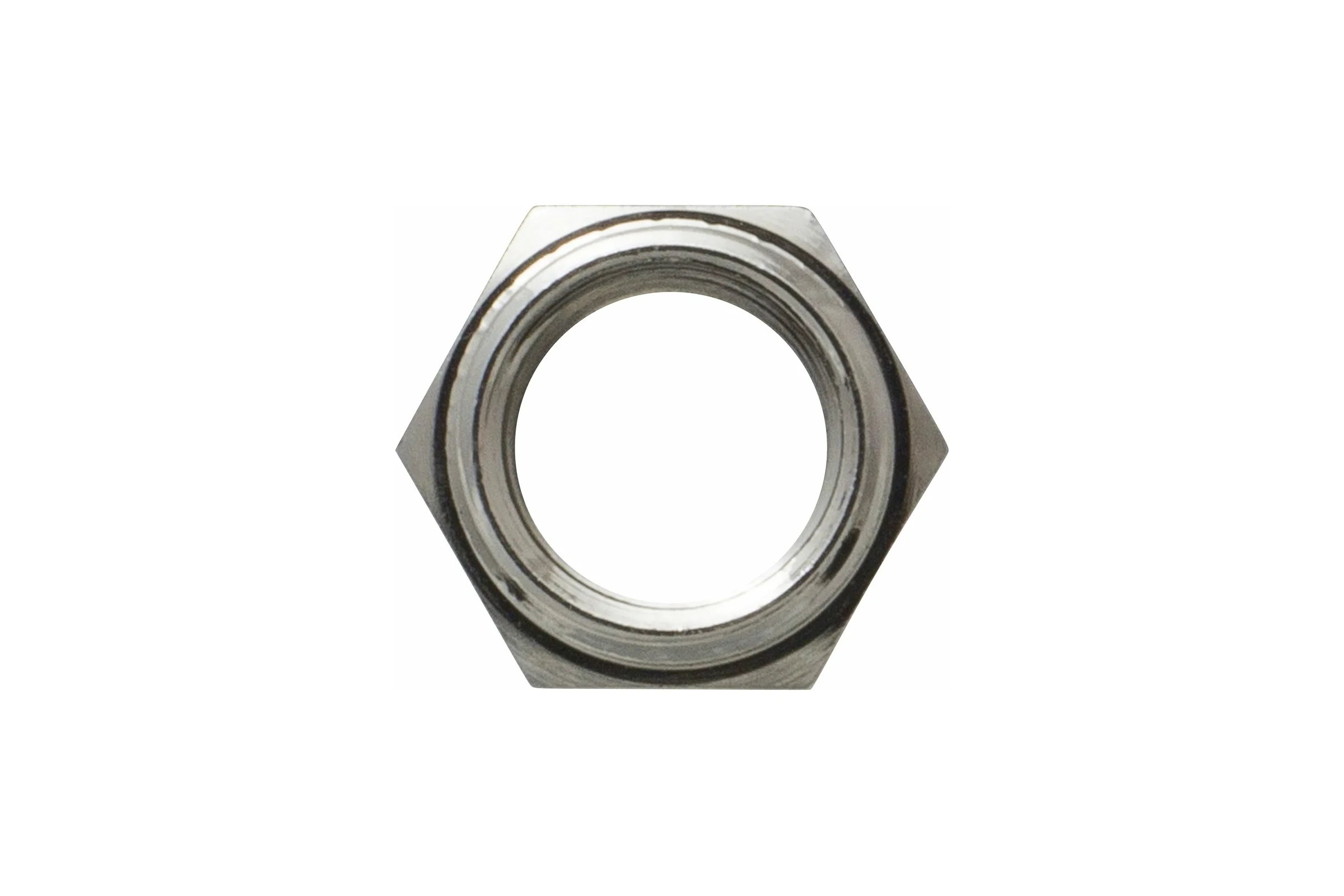 Футорка 3/8" х 1/4" сантехническая MPF переходник латунная никелированная наружная-внутренняя резьба ИС.072201