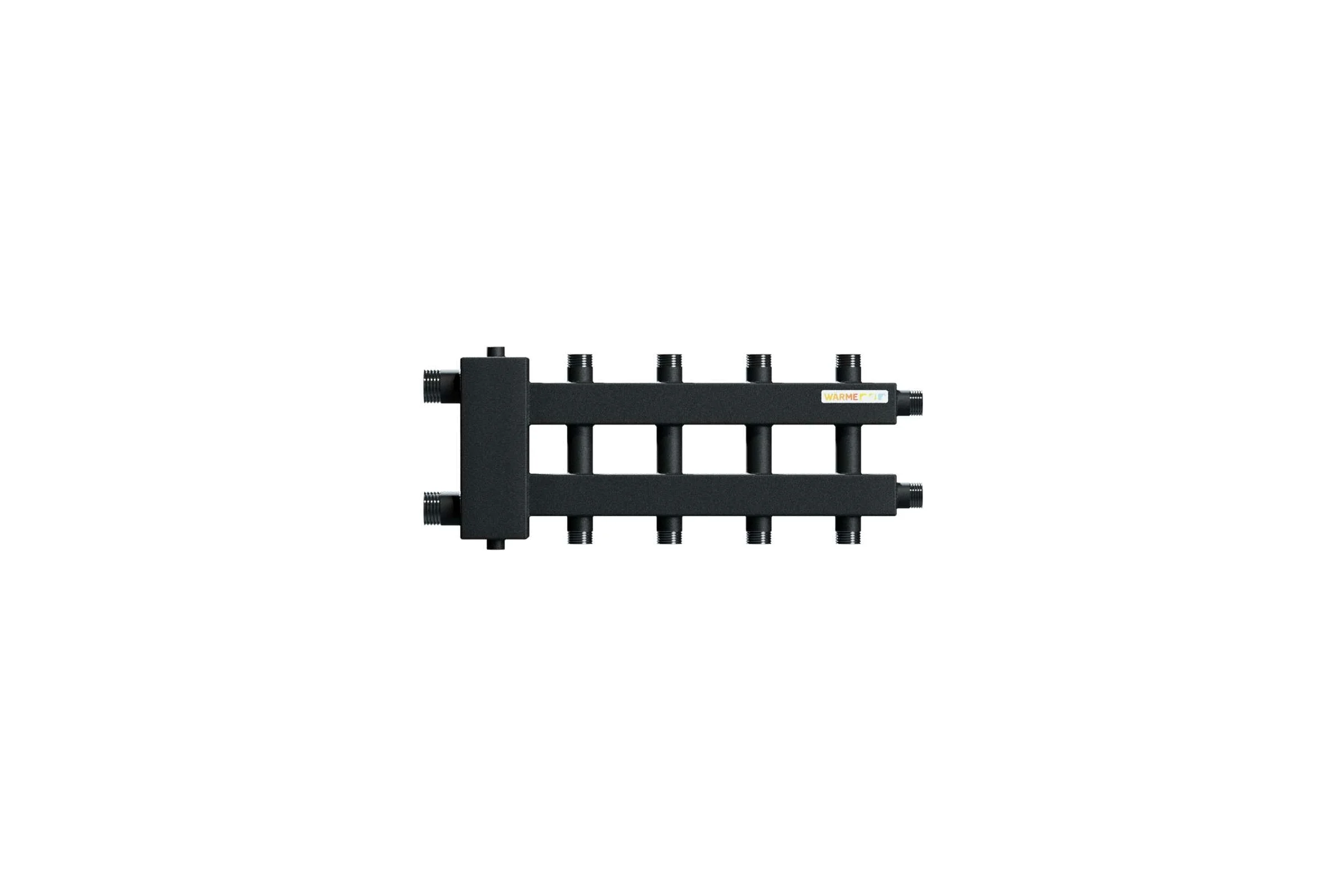 Коллектор Warme с гидрострелкой компакт на 5 контуров WKD.R.85.K.2+2+1