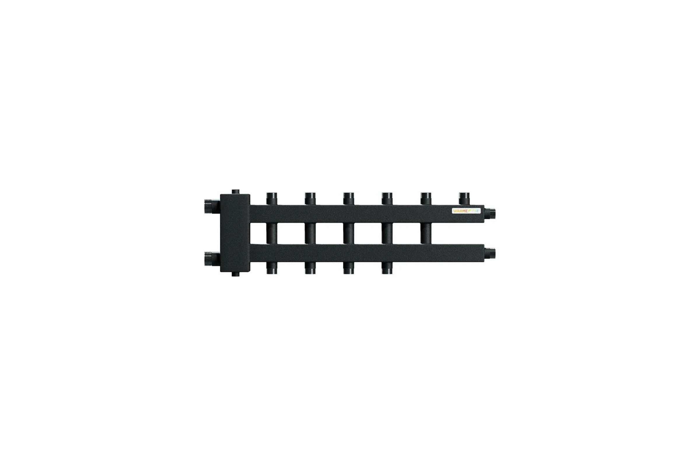 Коллектор Warme с гидрострелкой компакт на 6 контуров WKD.R.85.K.3+2+1