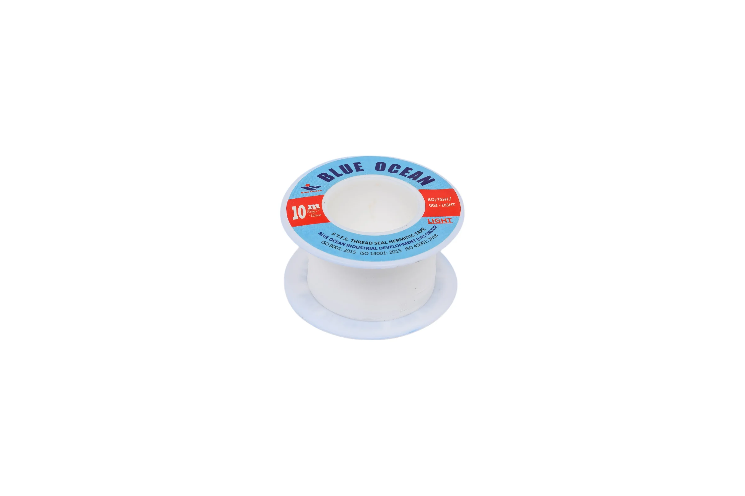 ФУМ-лента Blue Ocean 25 мм, 0,075 мм, 10 м BO/TSHT/075