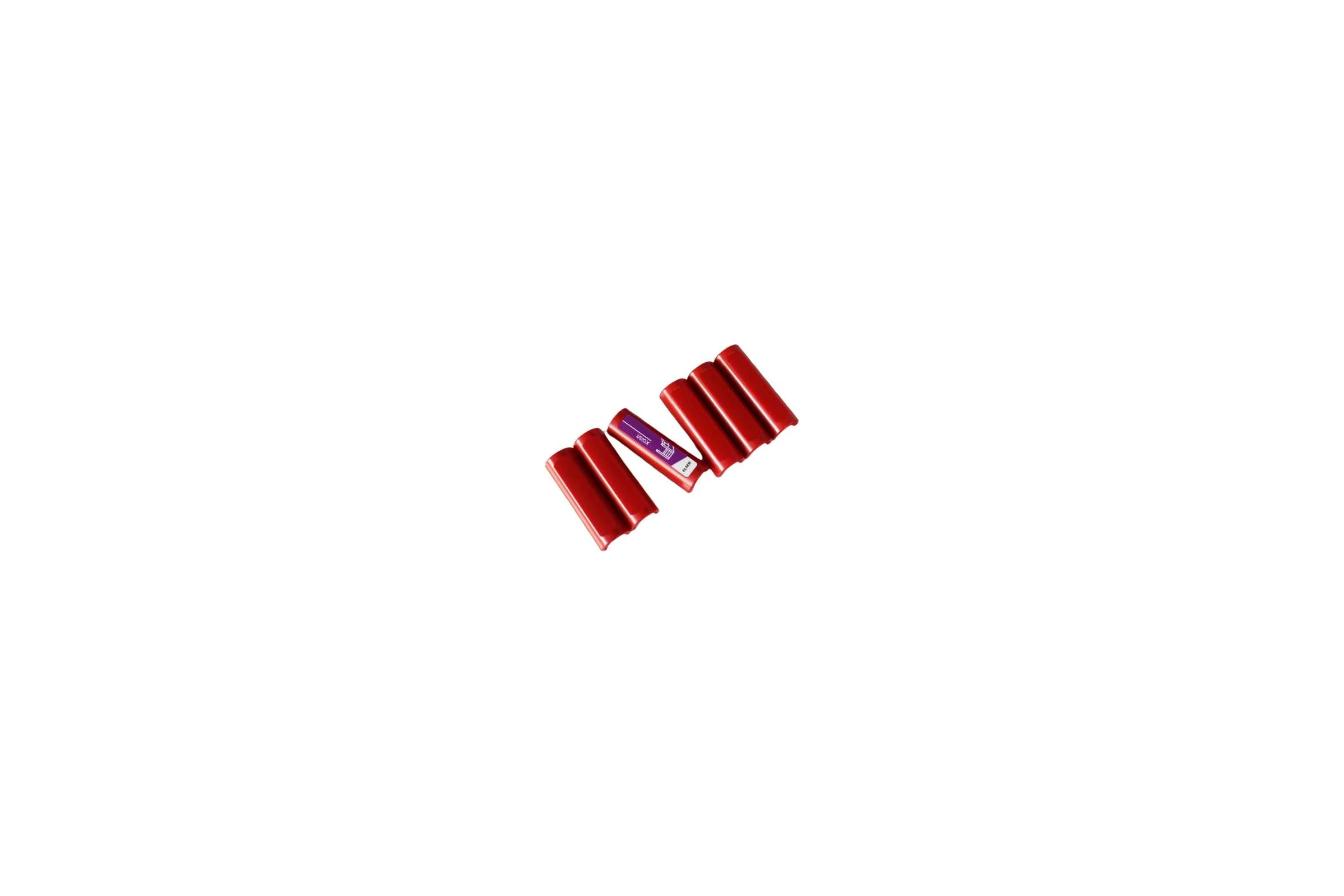 Декоративная клипса ELSEN для маркировки трубы, красная, D=16-17 mm EFA03.1617R