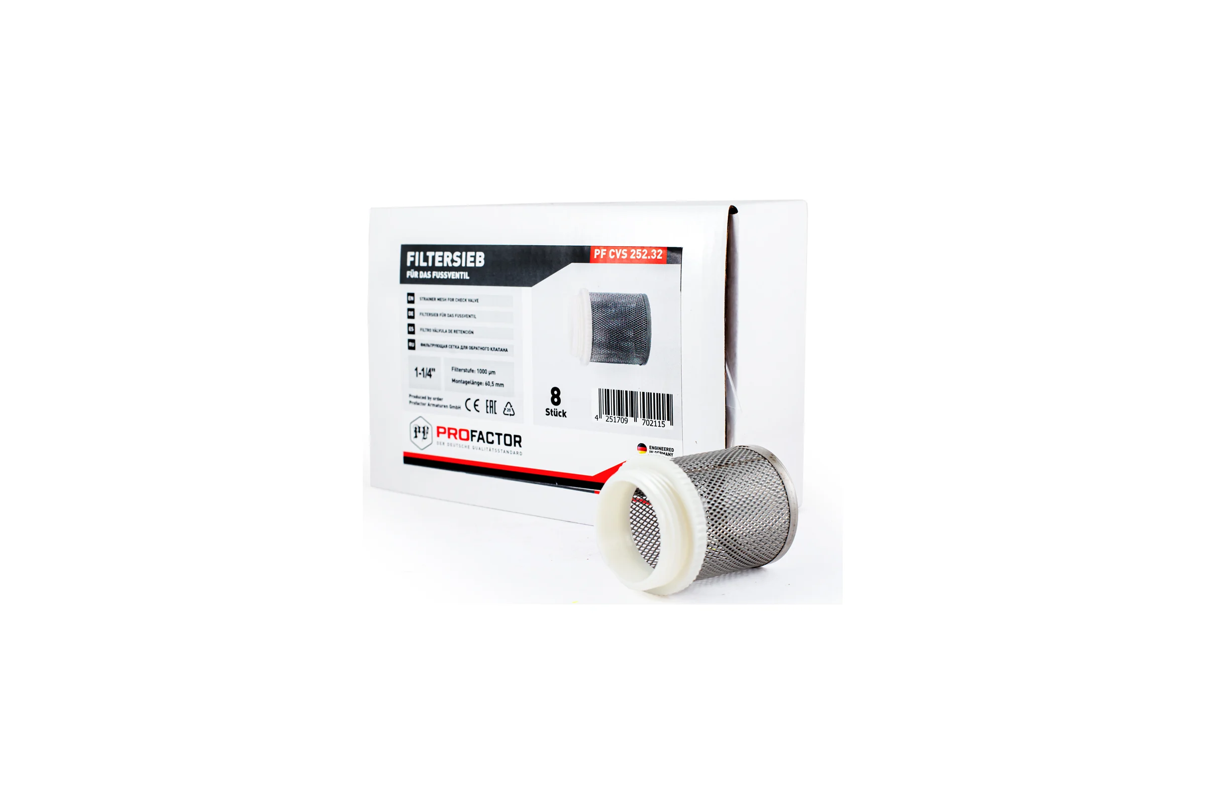 Фильтрующая сетка обратного клапана PROFACTOR 1 1/4" PF CVS 252.32