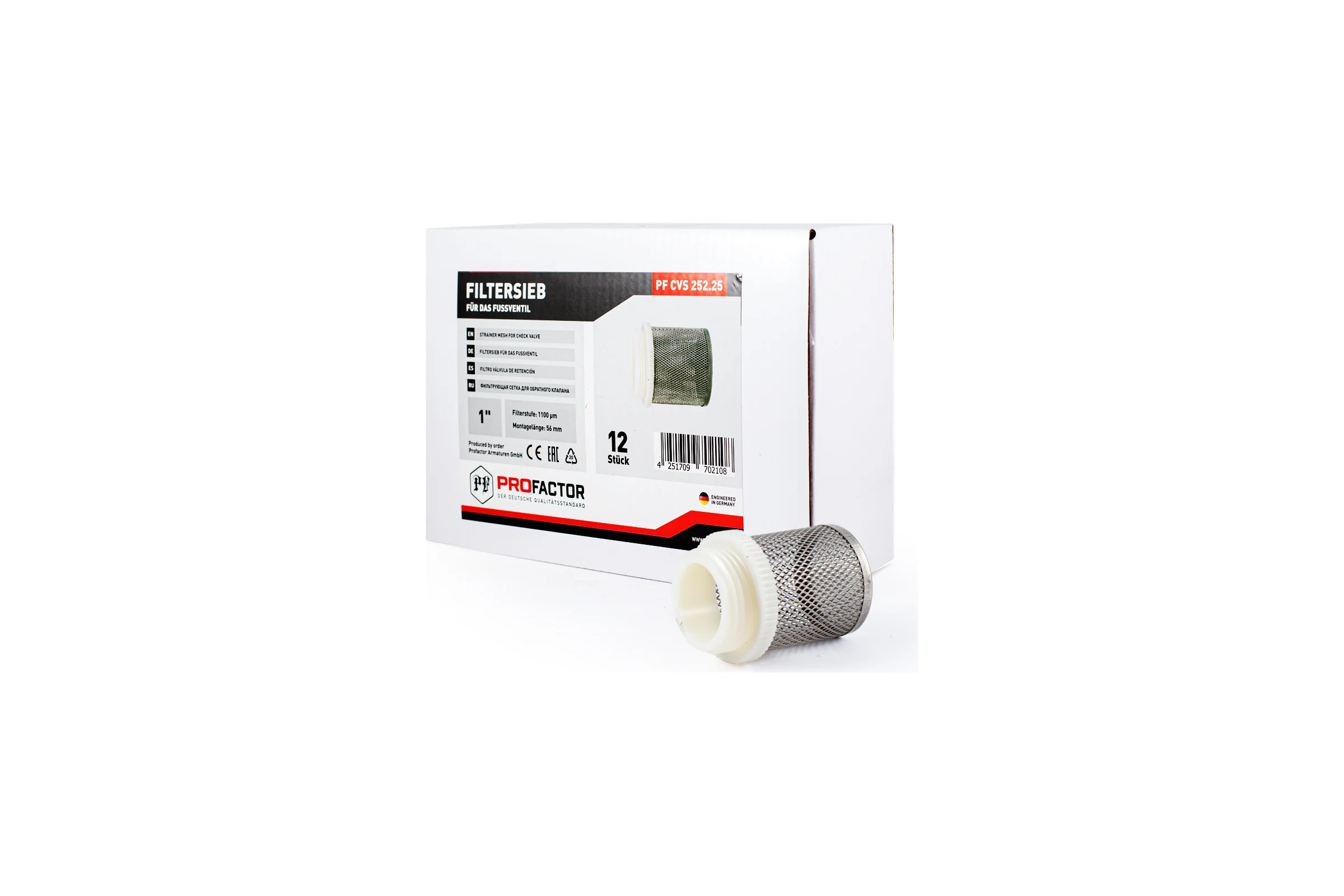 Фильтрующая сетка обратного клапана PROFACTOR 1" PF CVS 252.25