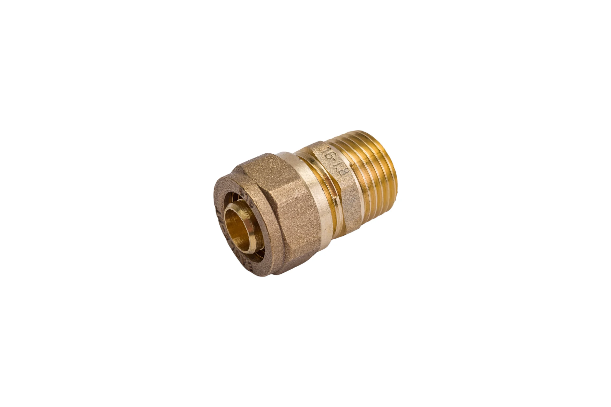Прямой соединитель BYR PEX Н.Р. 1/2" х 16 (1.8) 1000