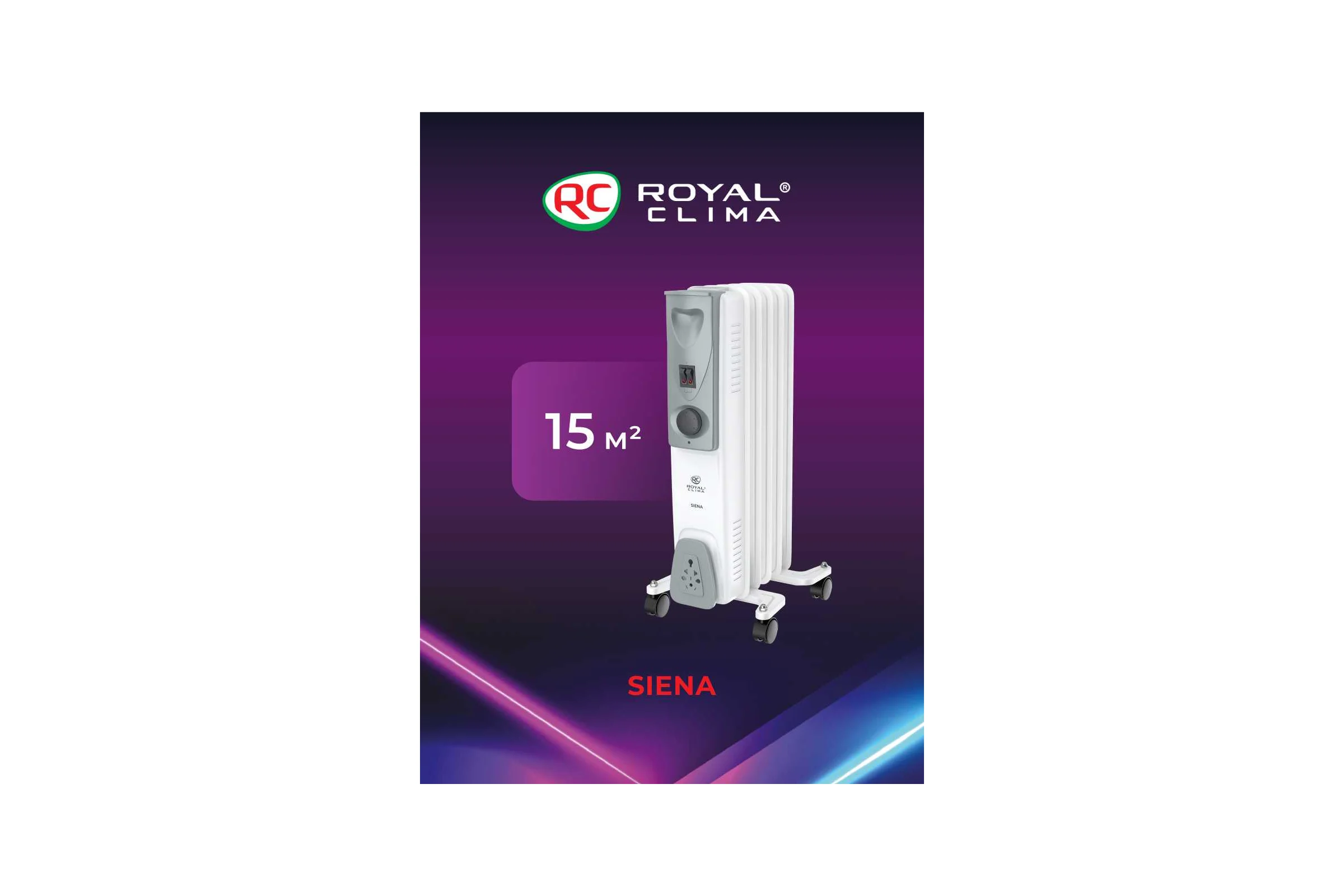 Масляный радиатор Royal Clima SIENA ROR-S5-1000M