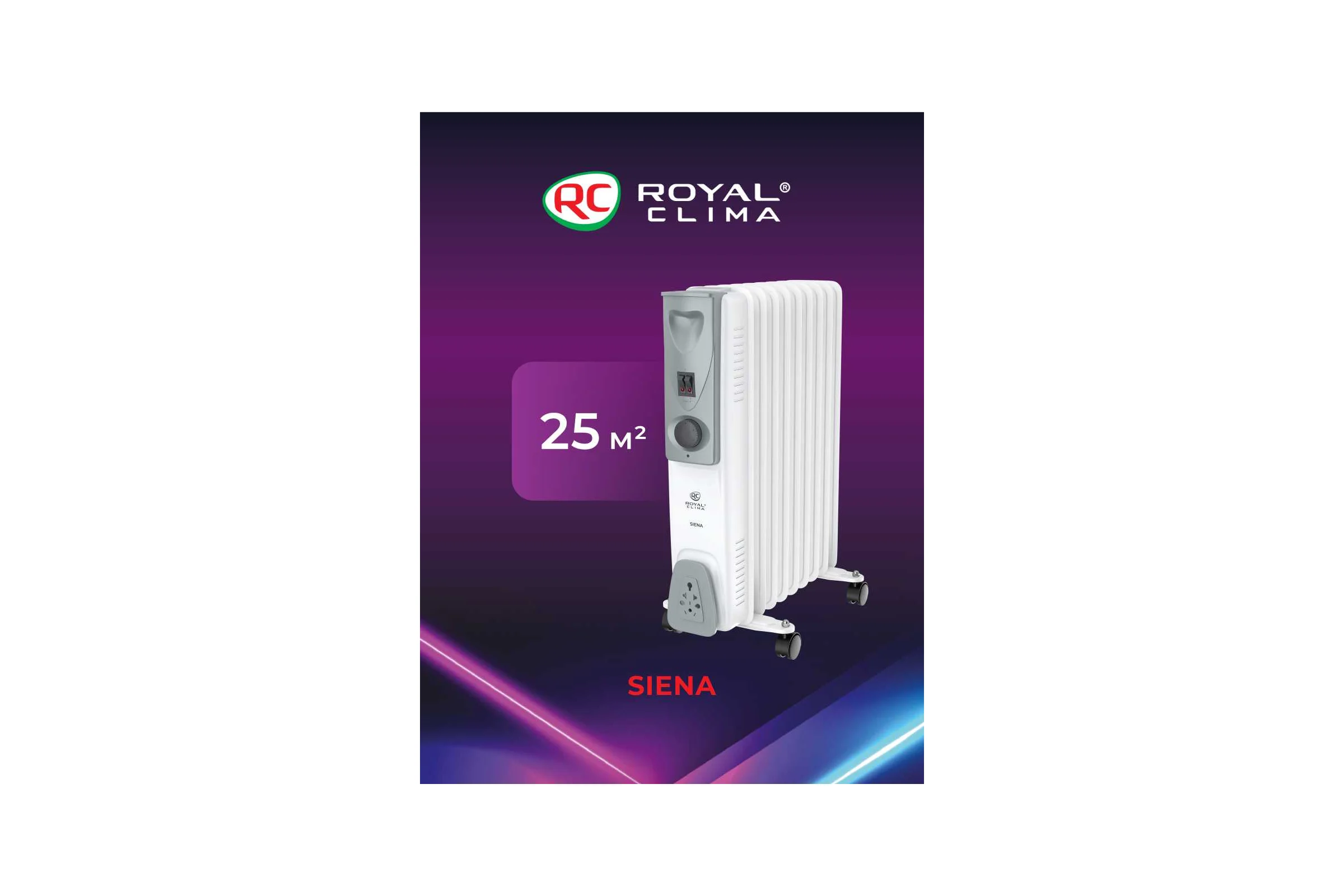 Масляный радиатор Royal Clima SIENA ROR-S9-2000M