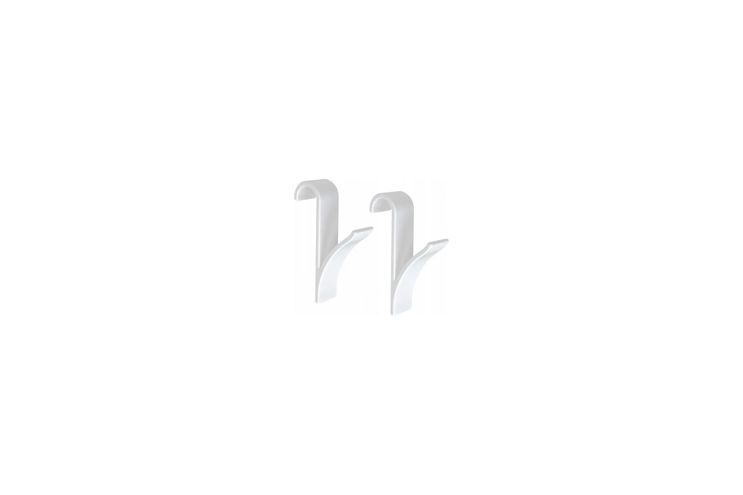 Комплект крючков для полотенцесушителя PRIMANOVA 2 шт. белый, d=20мм M-B24-01