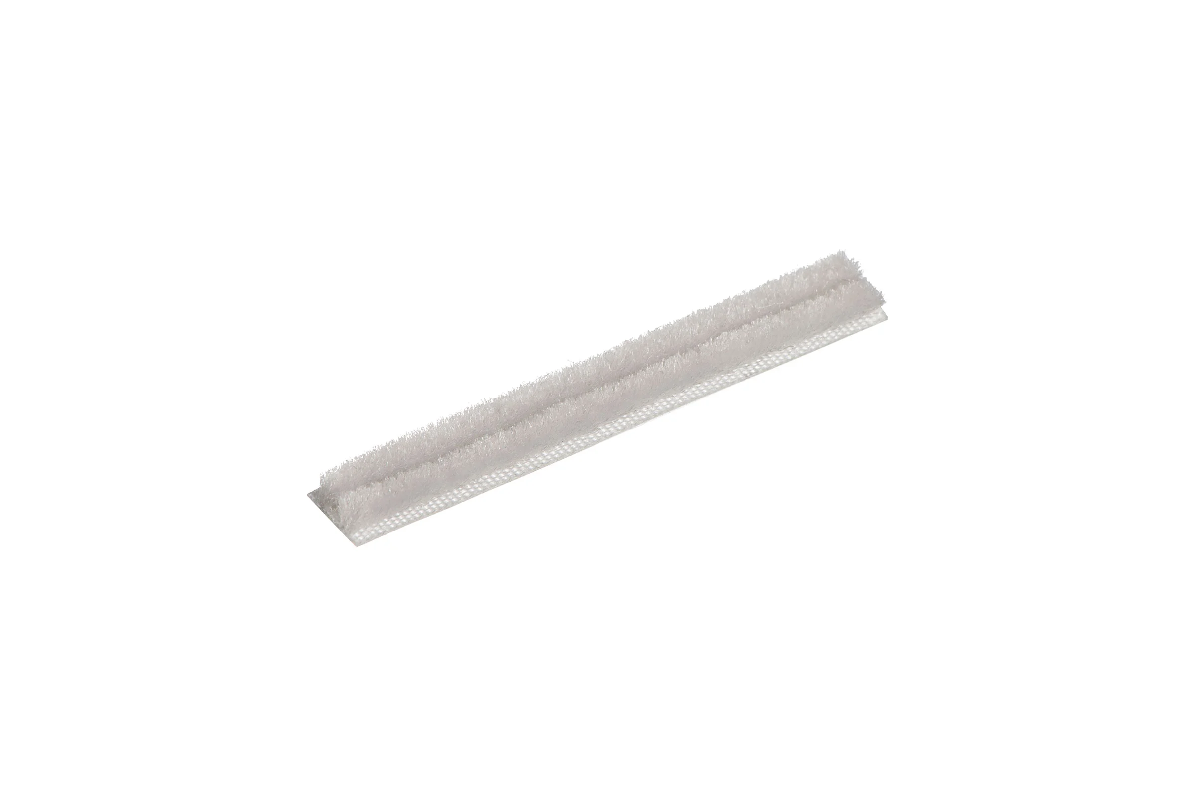 Щёточный уплотнитель Mebax 9,5x4, серебро, 4Р, на клею, на плёнке, 300 м 00-00000100