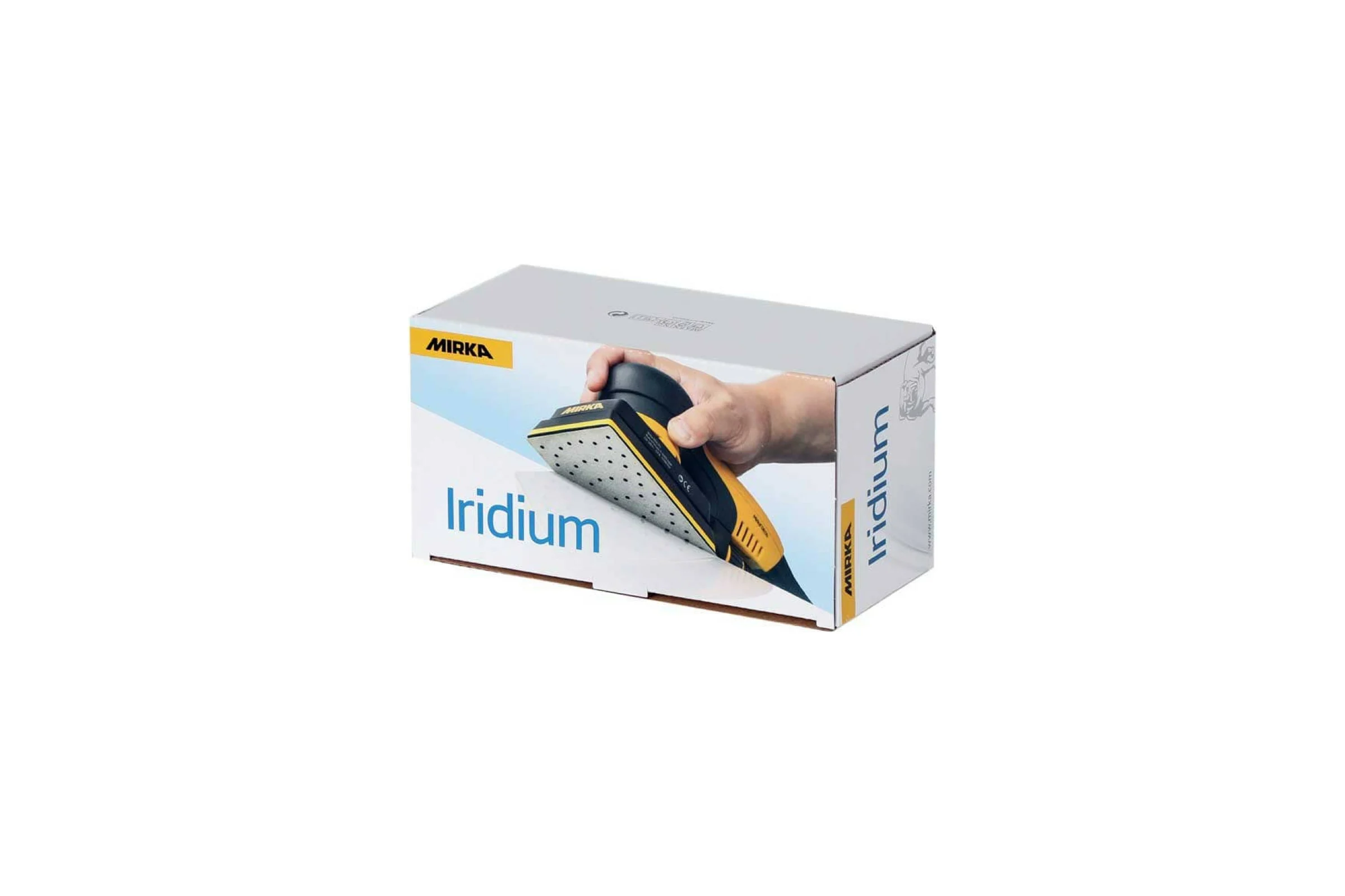 Материал шлифовальный на бумажной основе IRIDIUM 100 шт, 81х133 мм, 54 отверстия, Р80, липучка MIRKA 246B109980