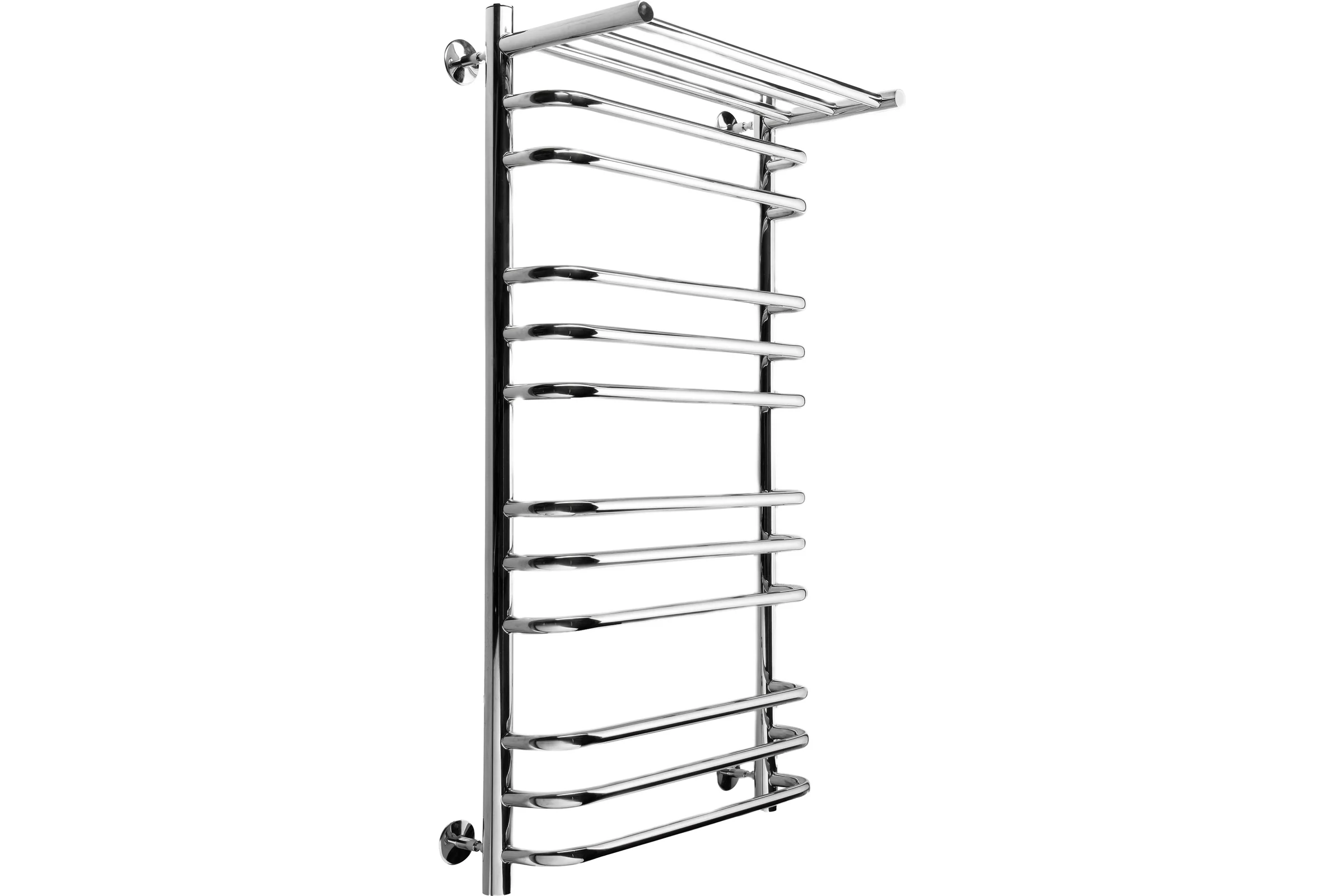 Полотенцесушитель INDIGO Brace с полкой (в.р.1/2") 100/50 (к-1, полиров.) LBCW100-50P
