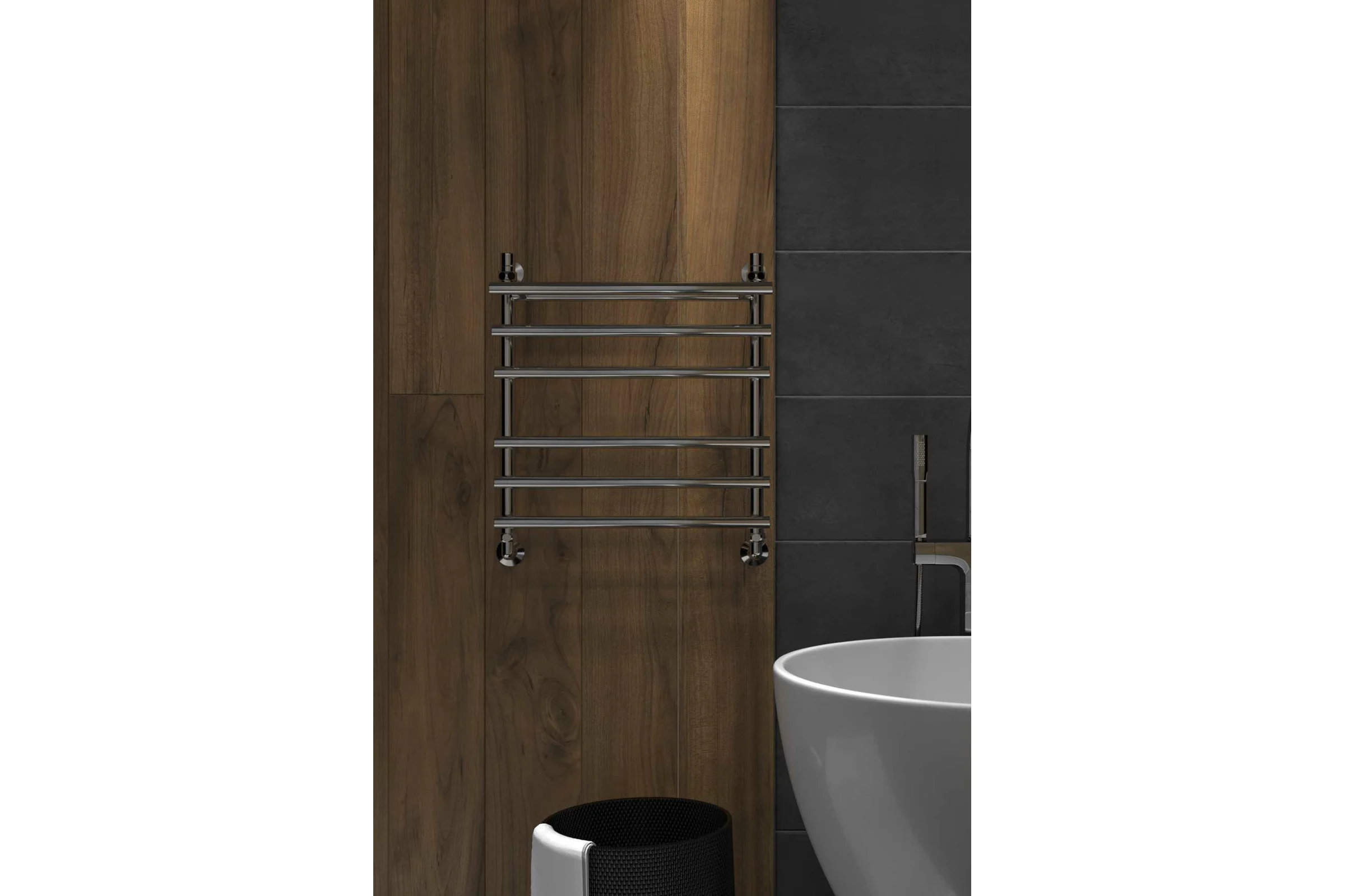 Полотенцесушитель INDIGO Just Shelf (н.р.1") 60/50 (к-1, полиров.) LJSHW60-50