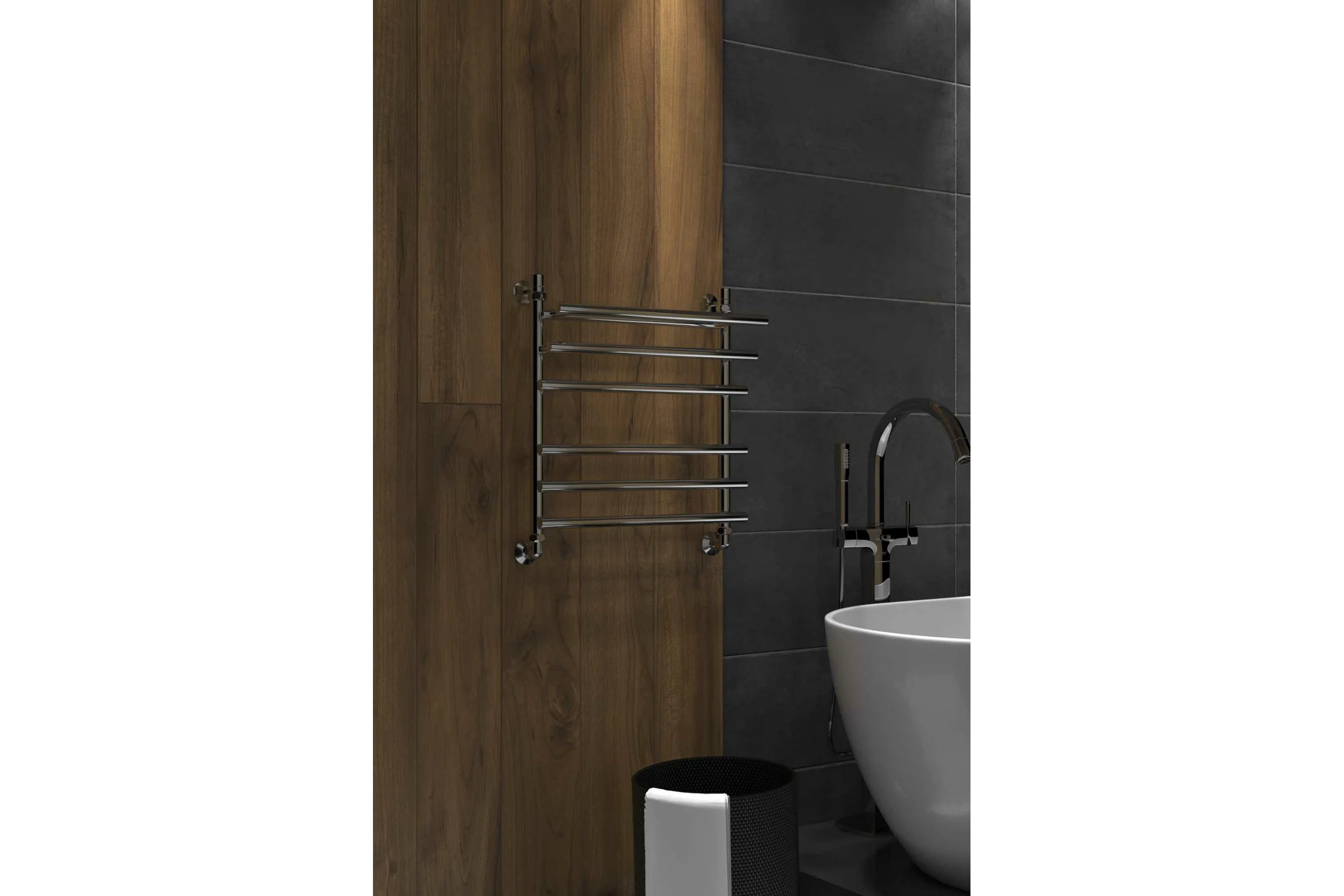 Полотенцесушитель INDIGO Just Shelf (н.р.1") 60/50 (к-1, полиров.) LJSHW60-50