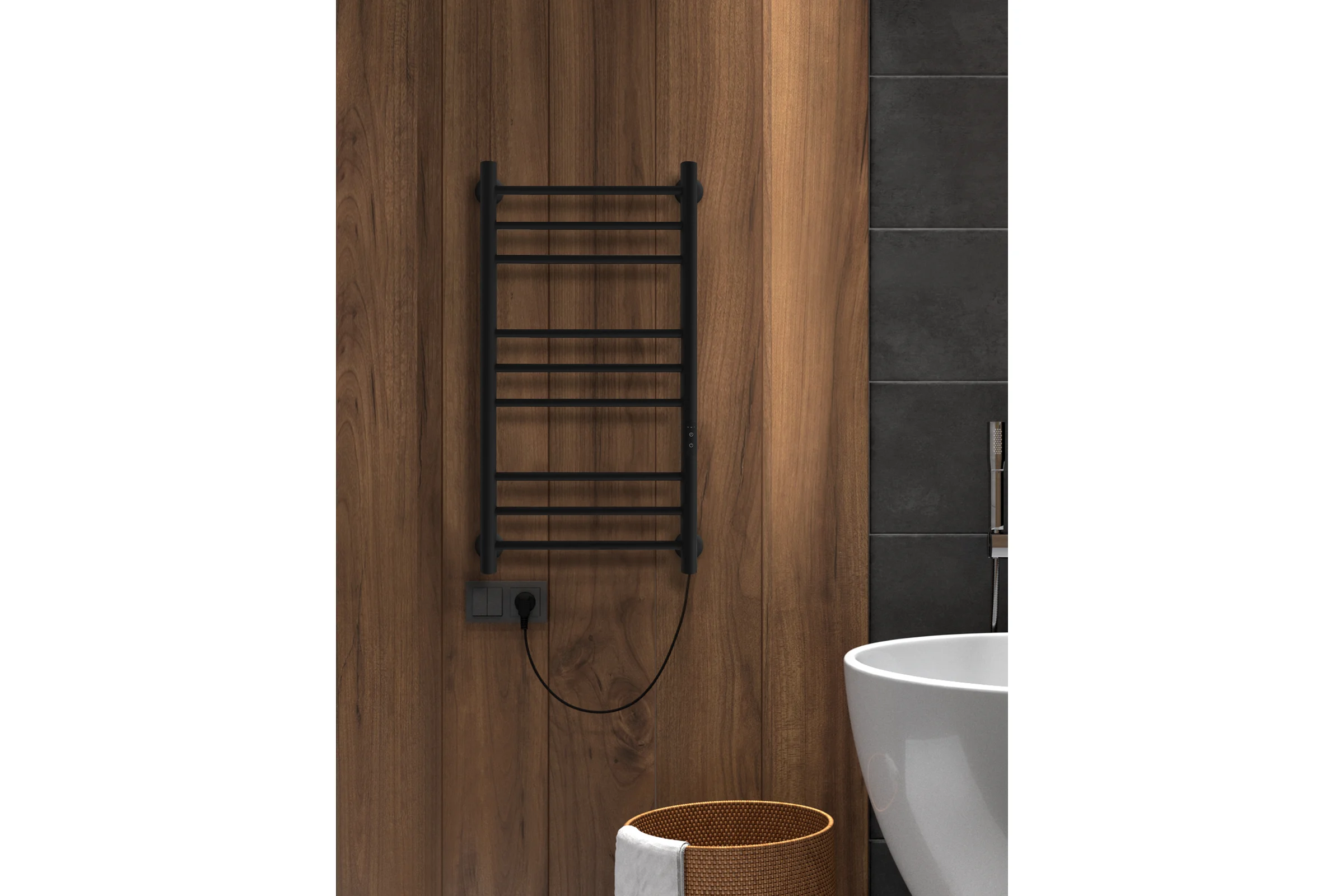Полотенцесушитель INDIGO Line Trinity (electro) 80/40 LСLTE80-40BRRt