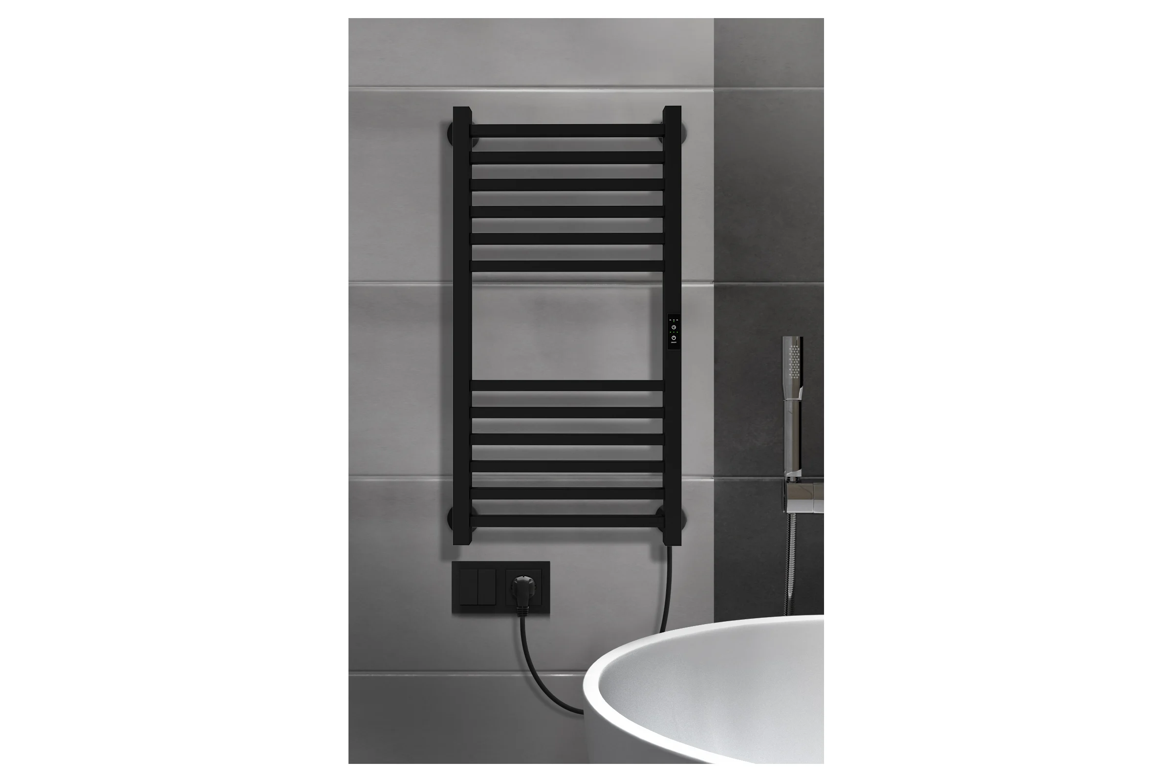Полотенцесушитель INDIGO Attic (electro) 80/40 LСLATCE80-40BRRt