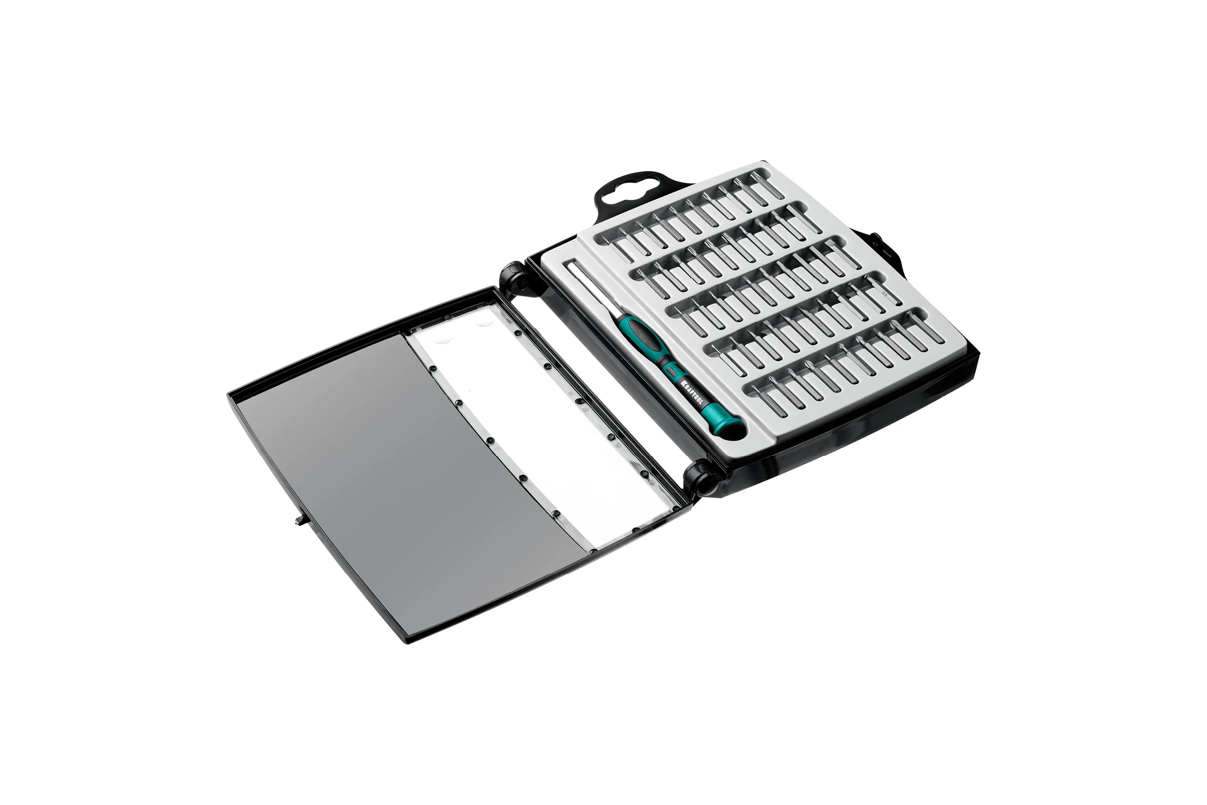 Отвертка для точных работ KRAFTOOL Precision-51 со сменными битами 51 предмет 25691