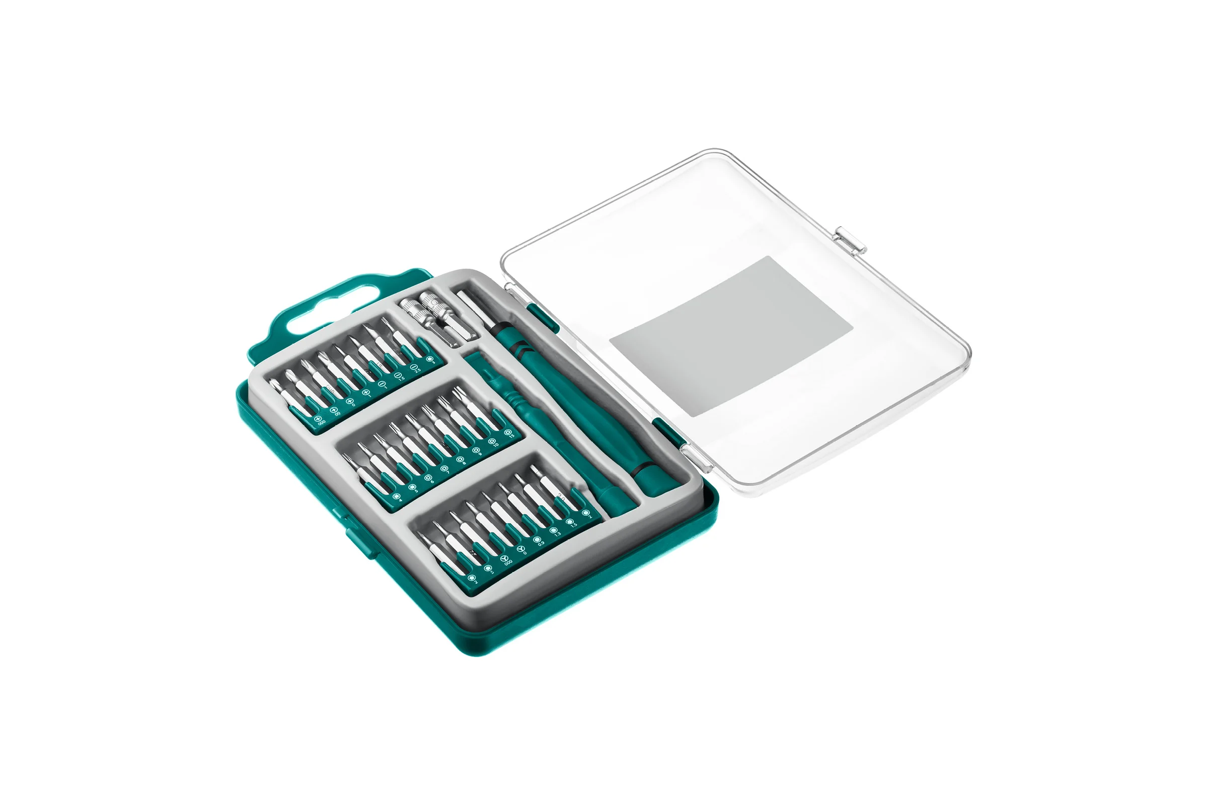 Отвертка для точных работ KRAFTOOL Precision-28 со сменными битами, 28 предметов 25677