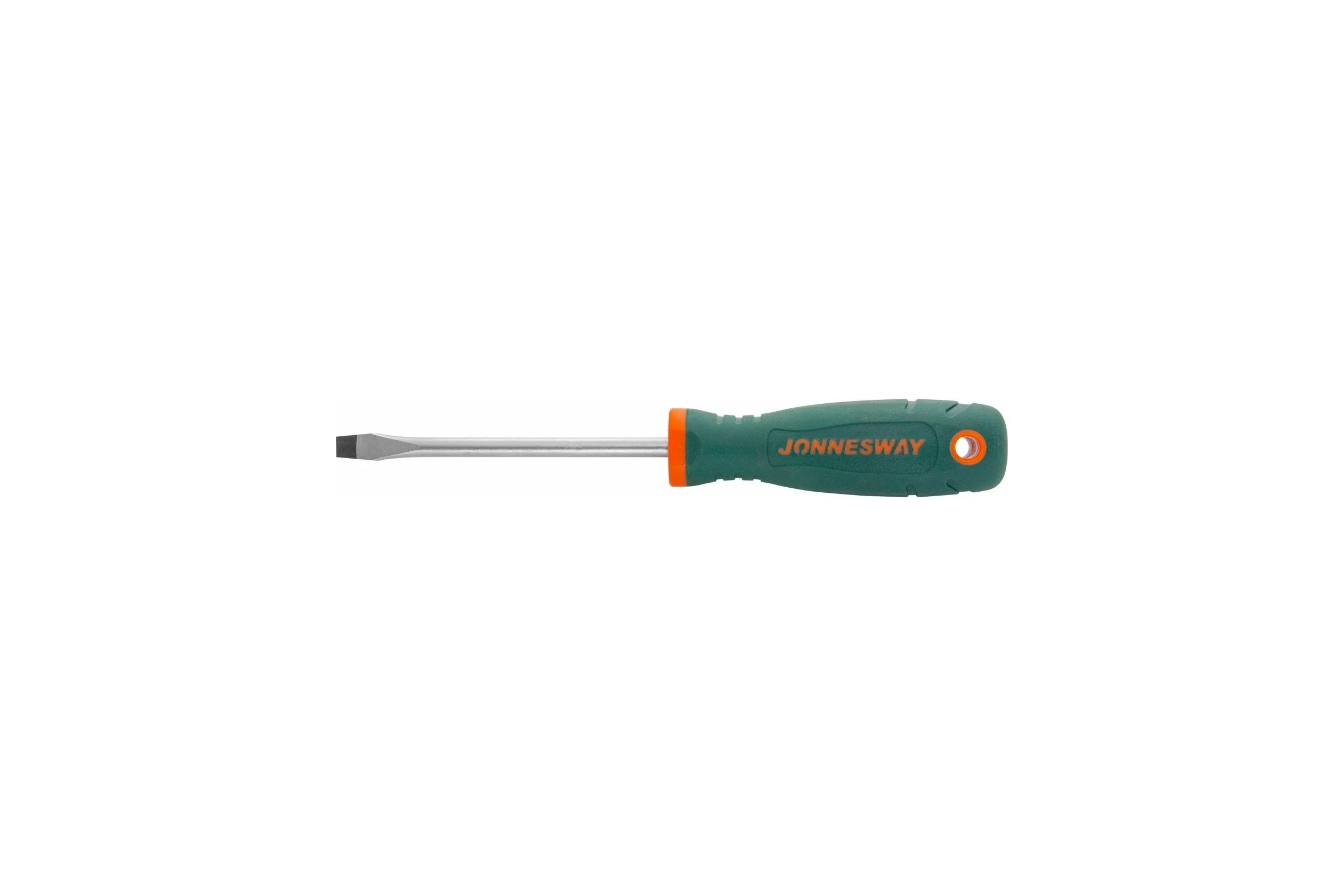 Стержневая отвертка Jonnesway D77S6100 шлицевая, ANTI-SLIP GRIP, SL6.5x100 мм 46374