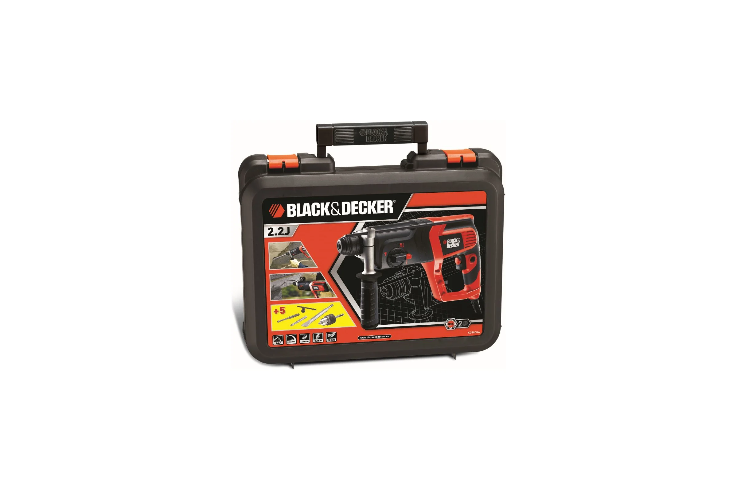 Перфоратор Black+Decker KD 985 KA