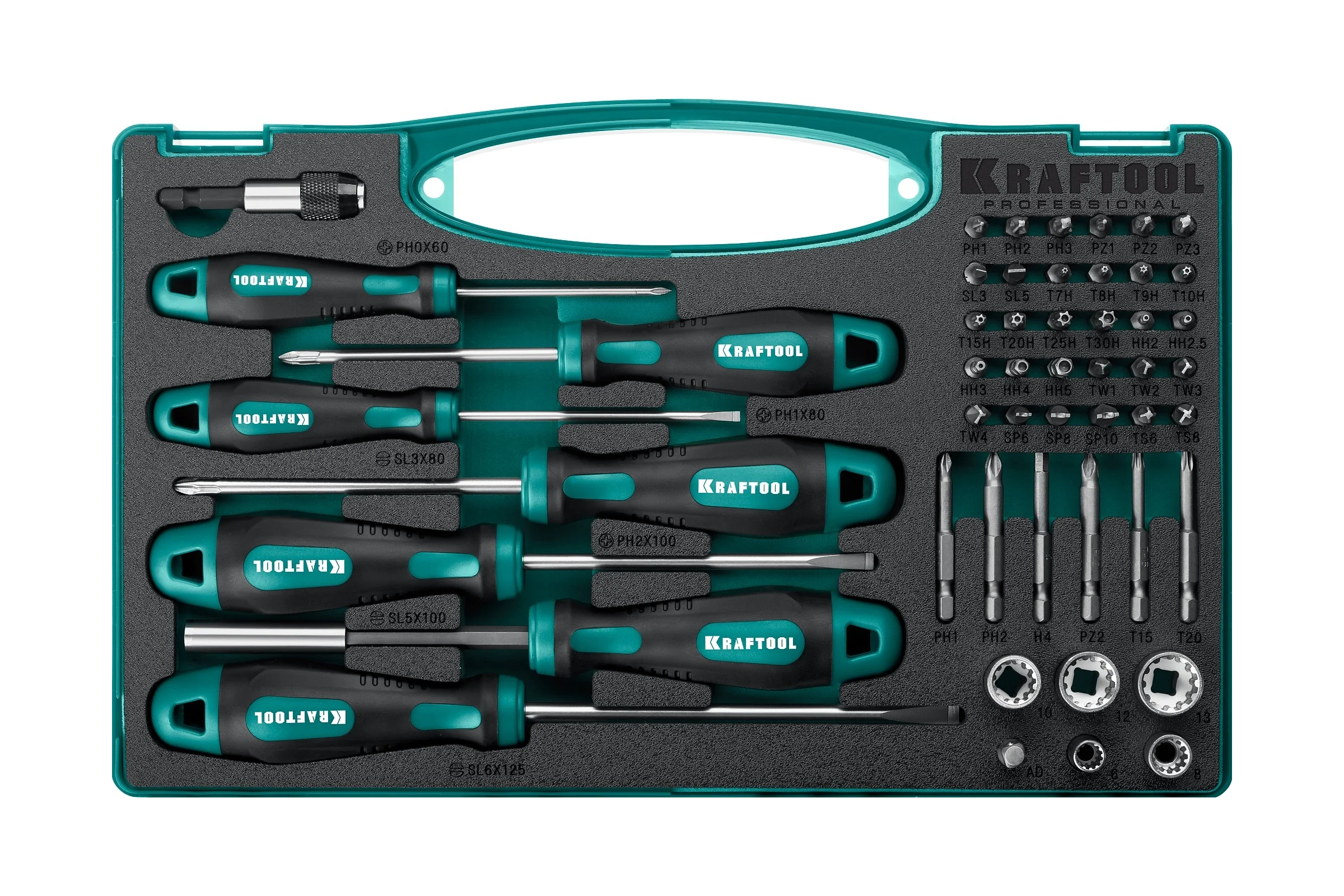 Набор отверток и насадок KRAFTOOL X-Drive-50 50 шт. 25815