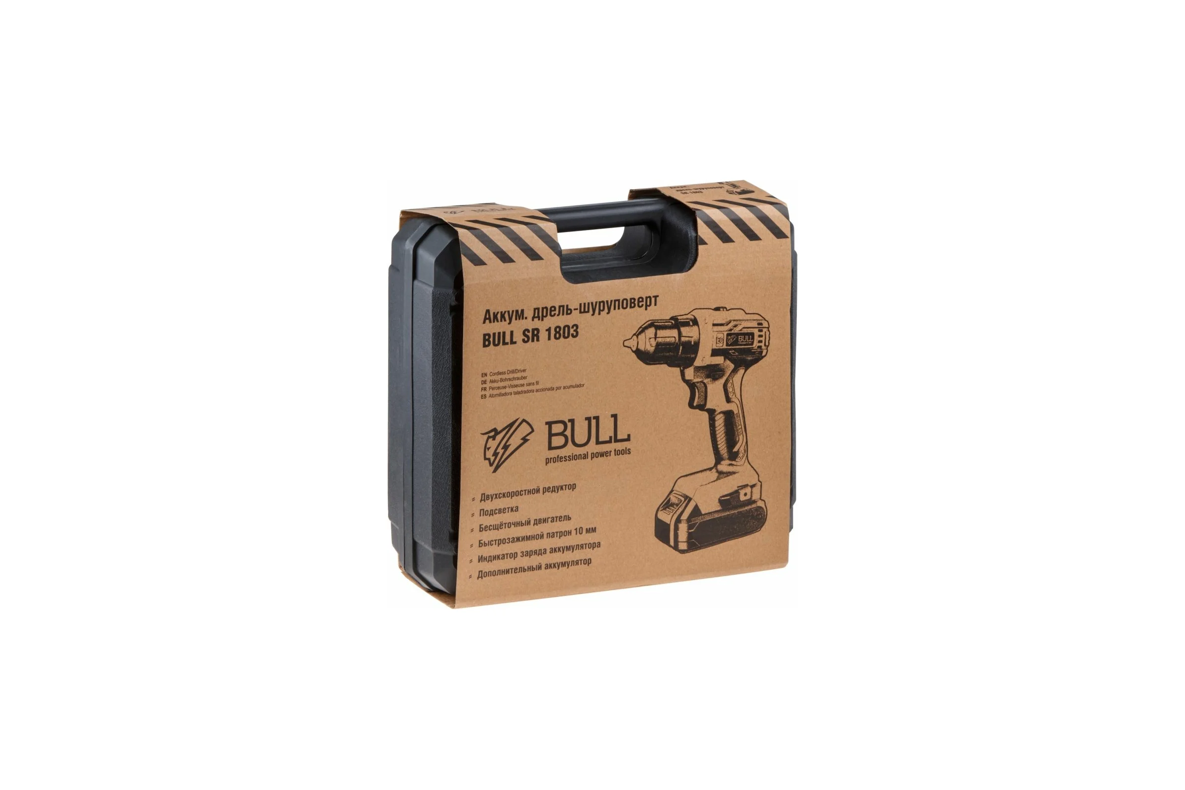 Аккумуляторная дрель-шуруповерт BULL SR 1803 0329105