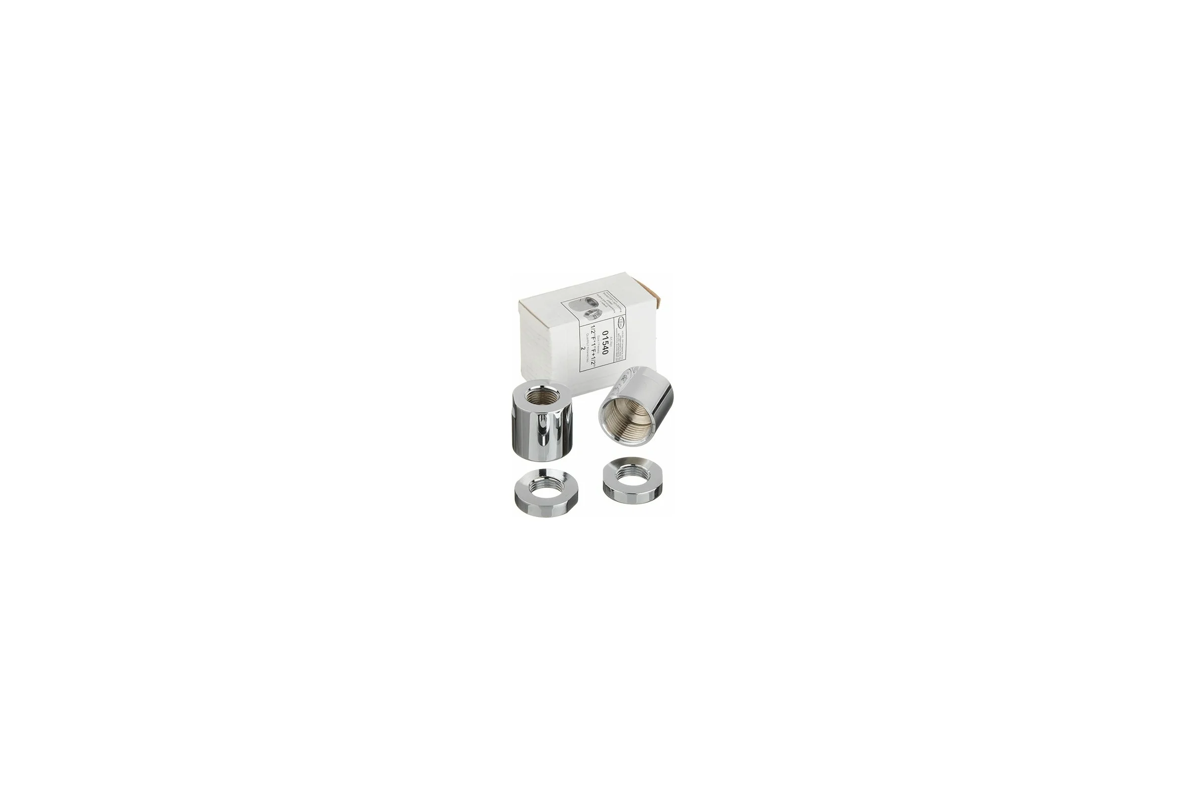 Муфта для полотенцесушителя Terma с гайкой 1"х1/2" пара 29167