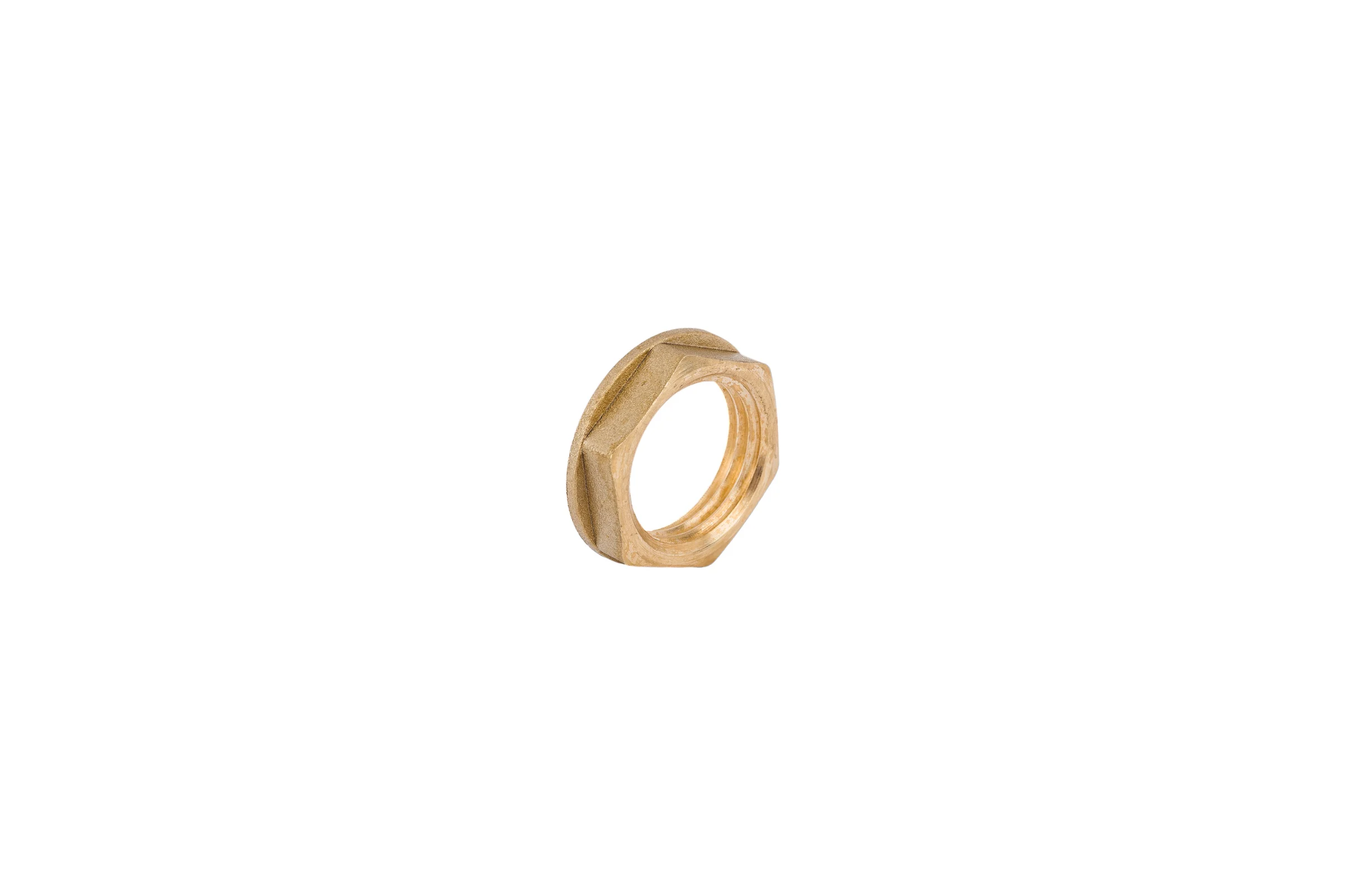 Контргайка LD PRIDE DN15 (1/2") латунь с биркой LD.65.518.15