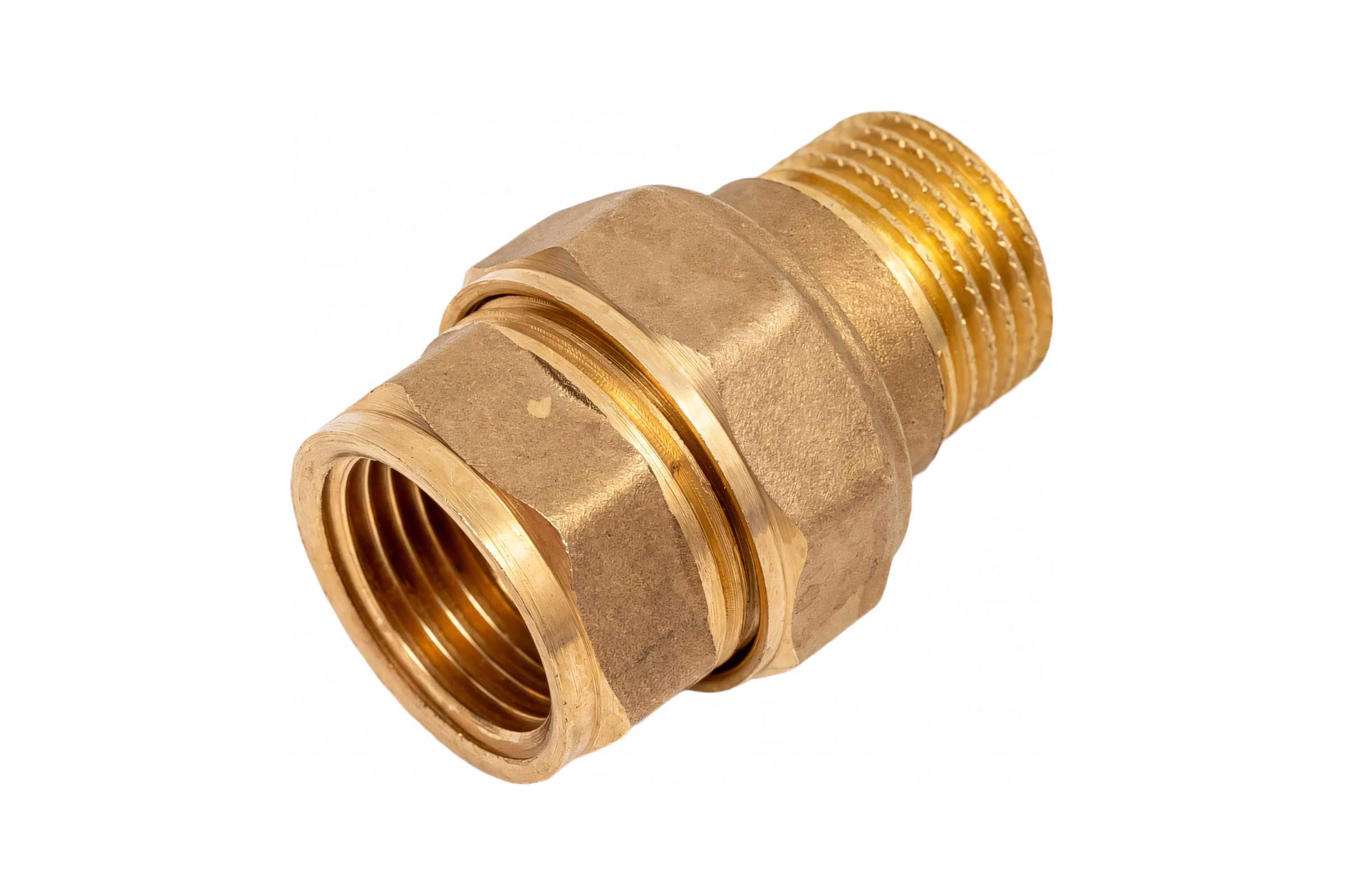 Сгон разъемный (американка) LD PRIDE DN15 (1/2") ВР/НР латунь с биркой LD.65.530.15