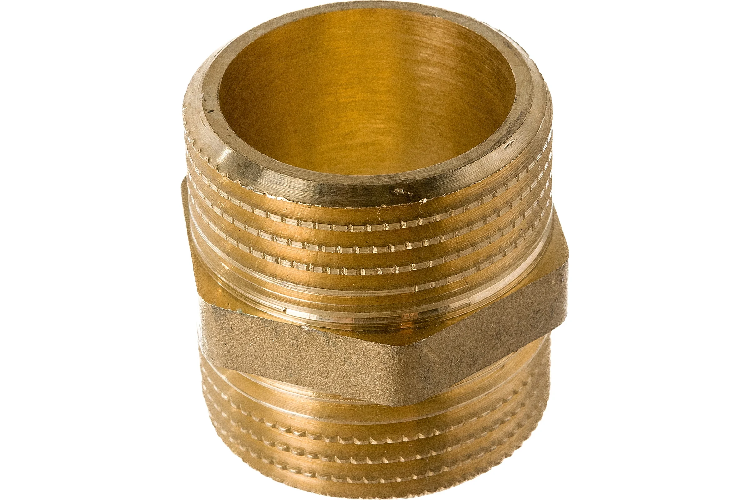 Ниппель прямой LD PRIDE DN25 (1") НР/НР латунь с биркой LD.65.511.25