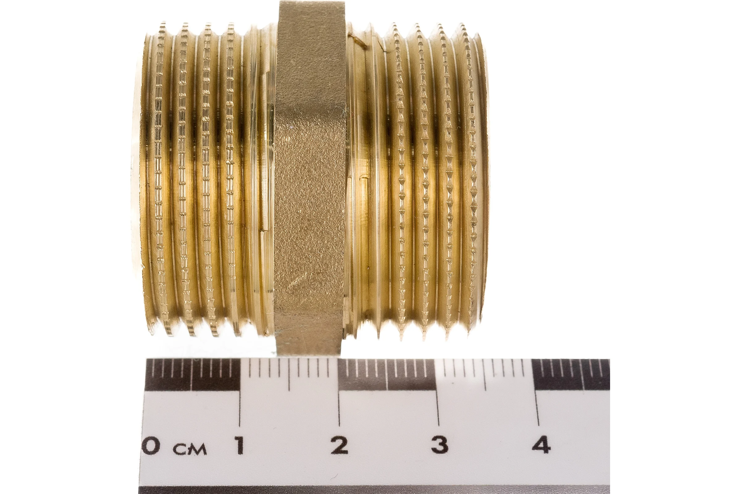 Ниппель прямой LD PRIDE DN25 (1") НР/НР латунь с биркой LD.65.511.25