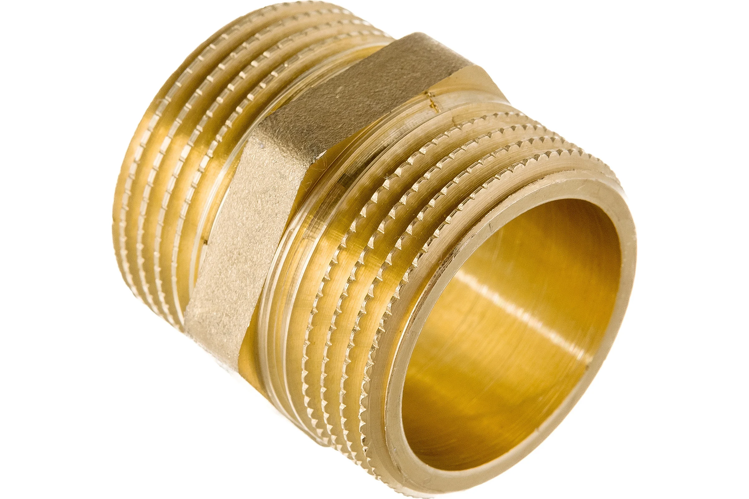 Ниппель прямой LD PRIDE DN25 (1") НР/НР латунь с биркой LD.65.511.25