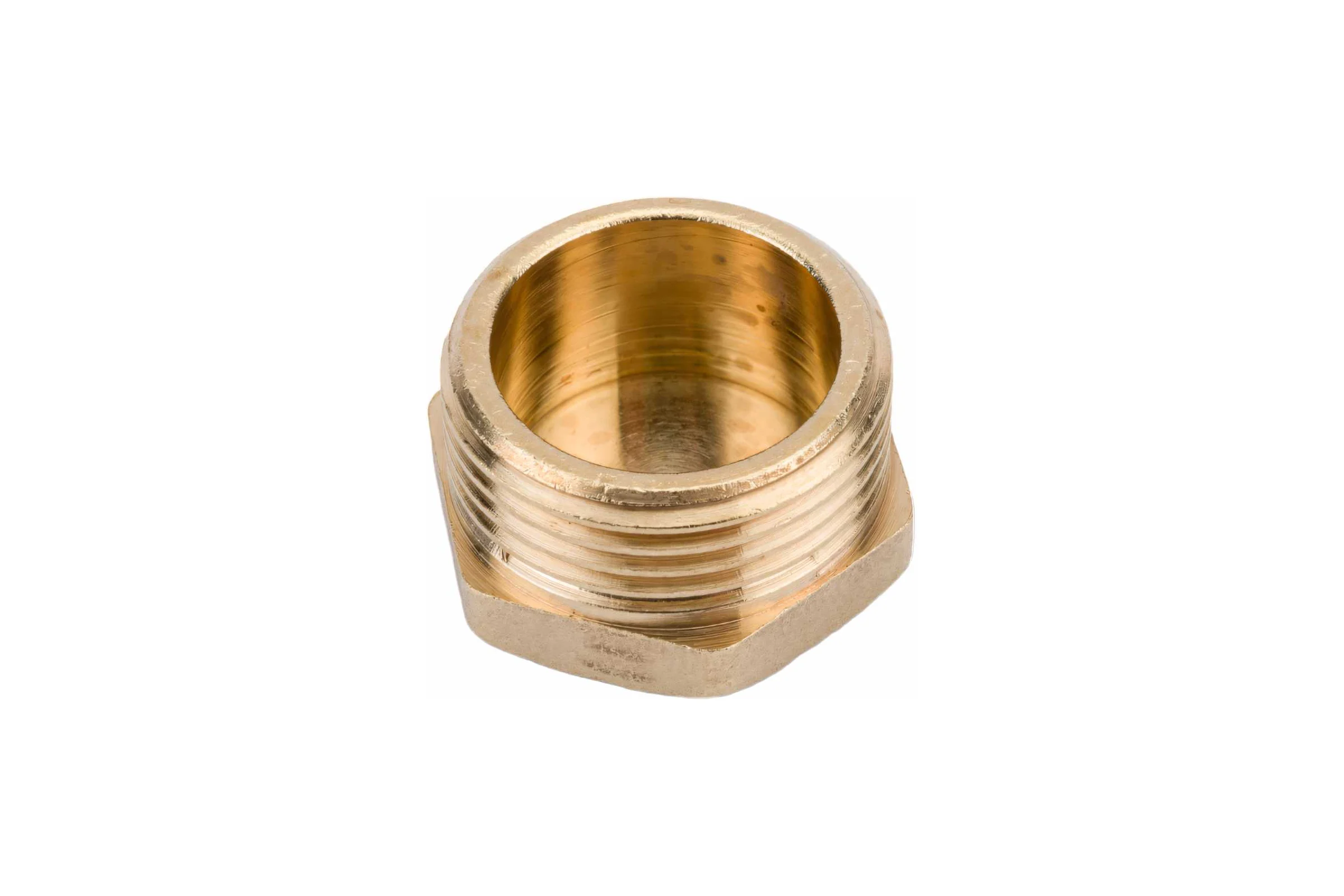 Пробка (в трубу) LD PRIDE DN20 (3/4") НР латунь никель в упаковке LD.67.575.20