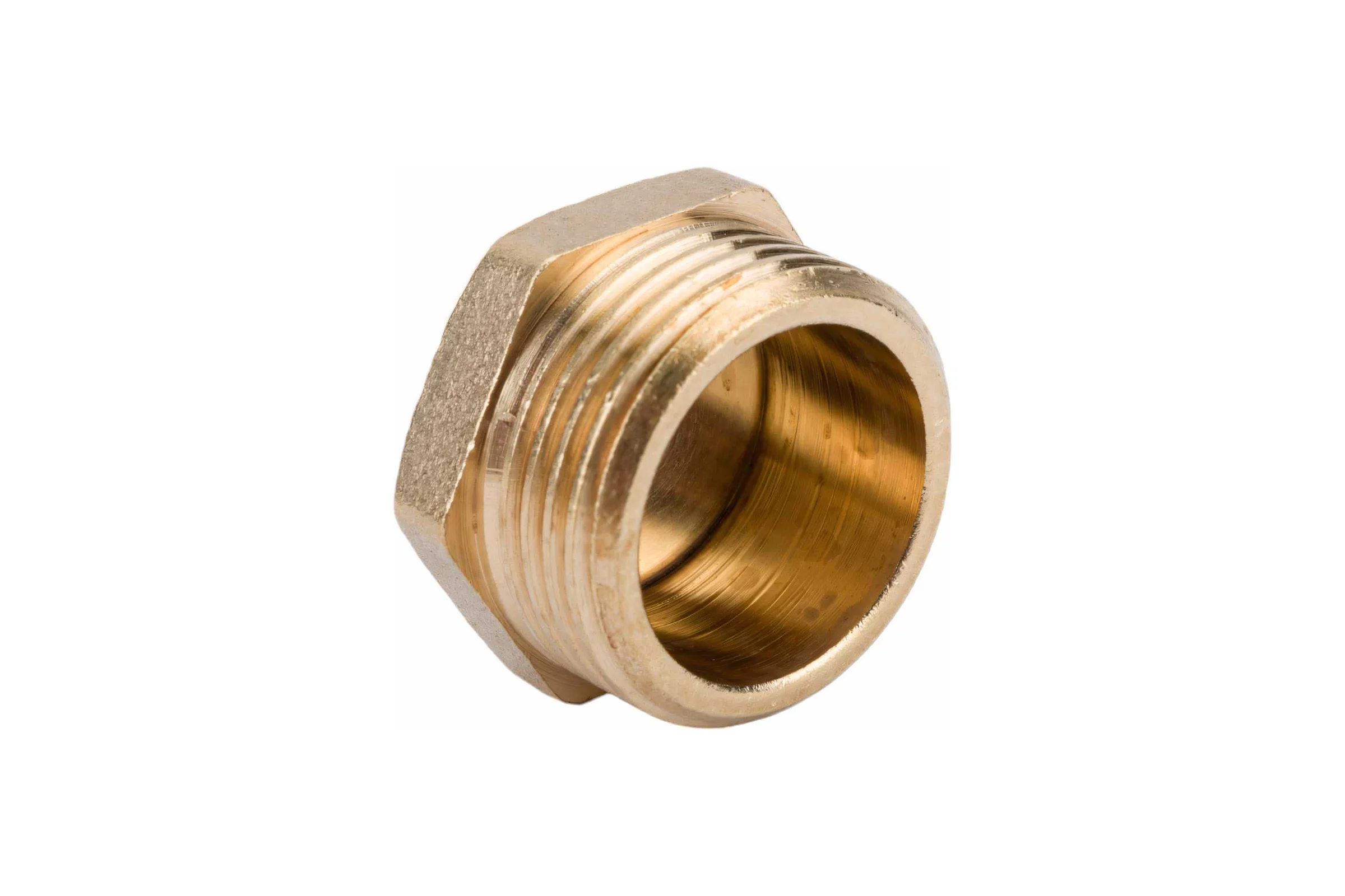 Пробка (в трубу) LD PRIDE DN20 (3/4") НР латунь никель в упаковке LD.67.575.20