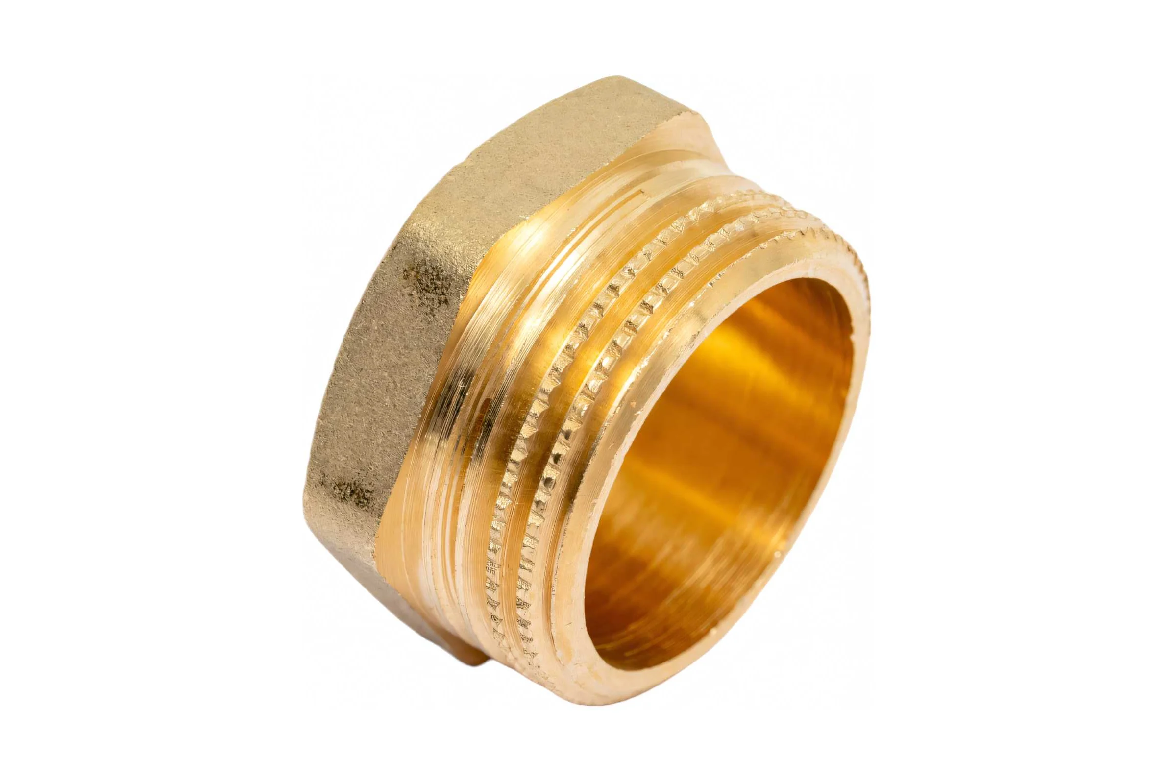 Пробка (в трубу) LD PRIDE DN25 (1") НР латунь никель в упаковке LD.67.575.25