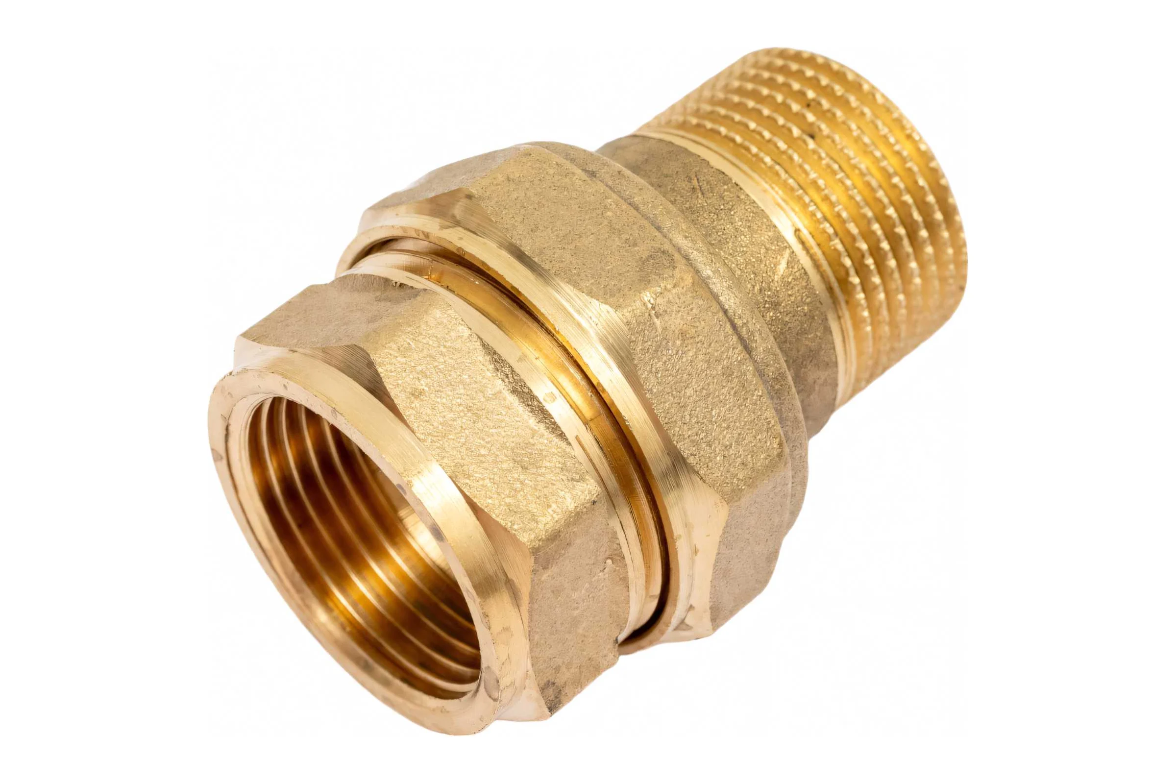 Сгон разъемный (американка) LD PRIDE DN20 (3/4") ВР/НР латунь с биркой LD.65.530.20