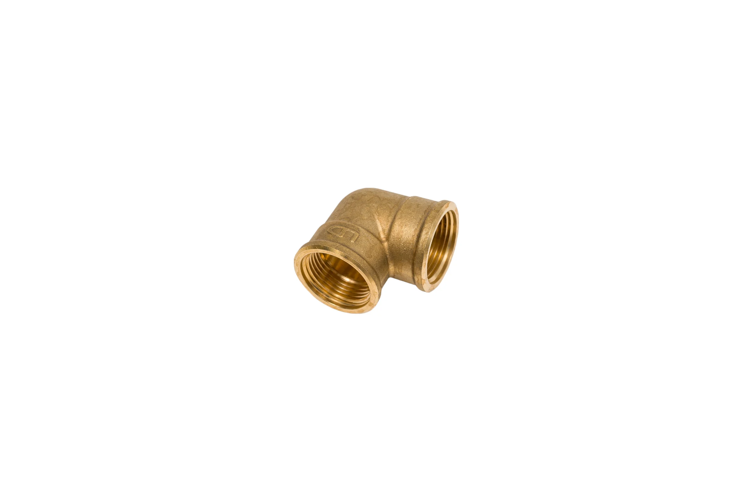 Угол 90 гр LD PRIDE DN20 (3/4") ВР/ВР латунь с биркой LD.65.522.20