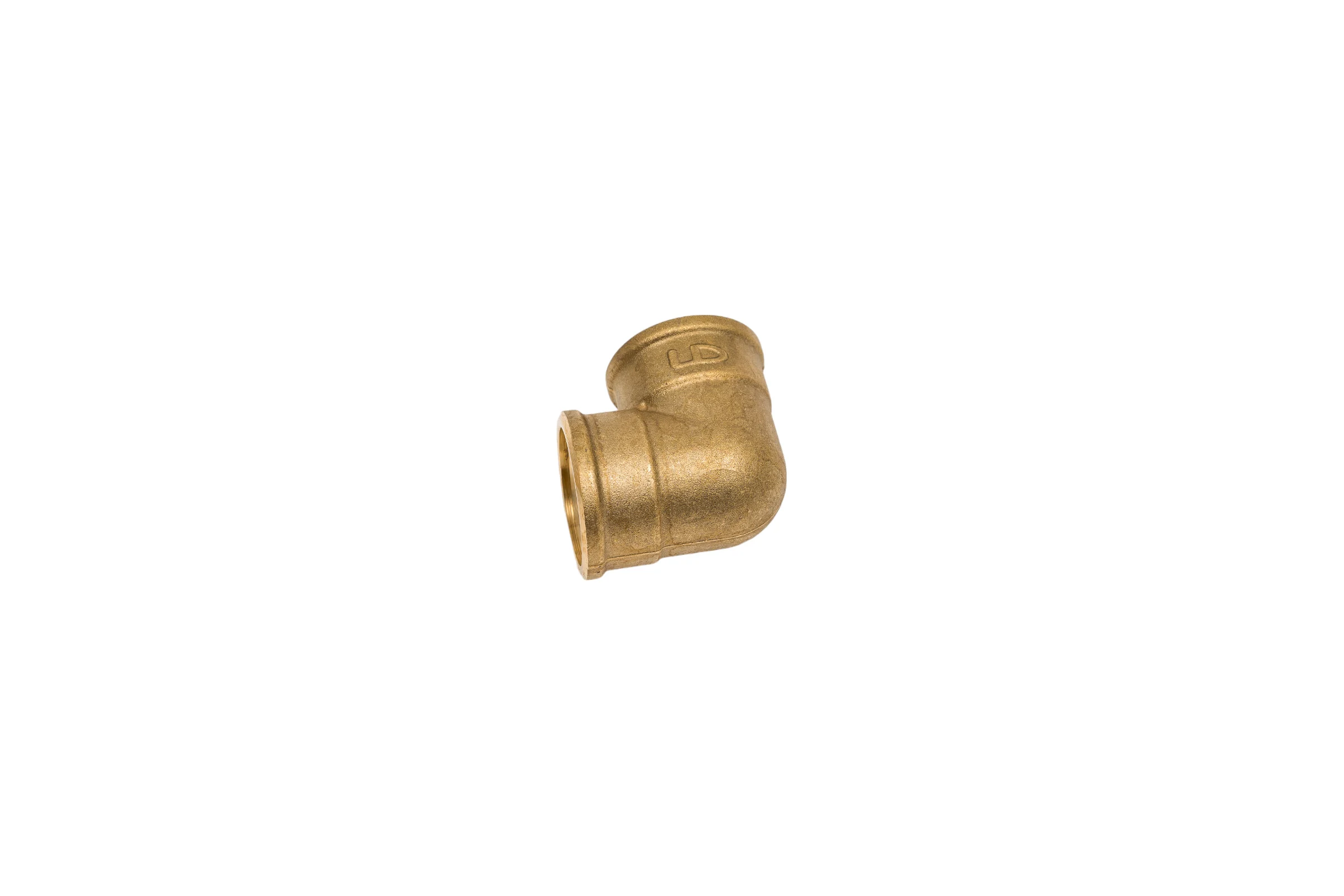 Угол 90 гр LD PRIDE DN20 (3/4") ВР/ВР латунь с биркой LD.65.522.20